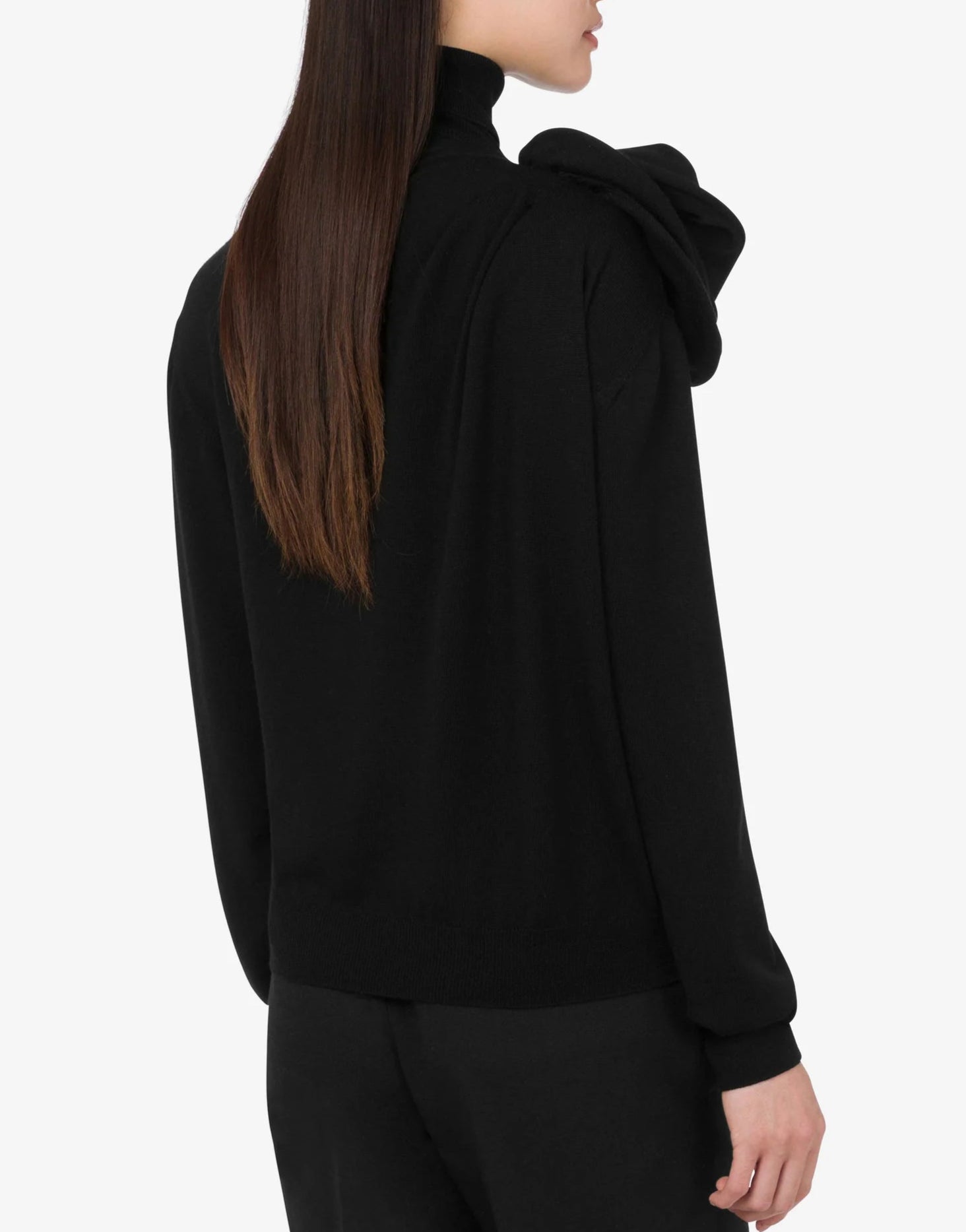 Moschino - Maglia nera lana merino
