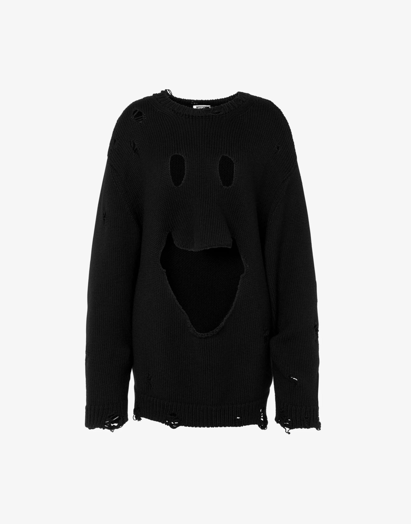 Moschino - Maglia di lana intagliata