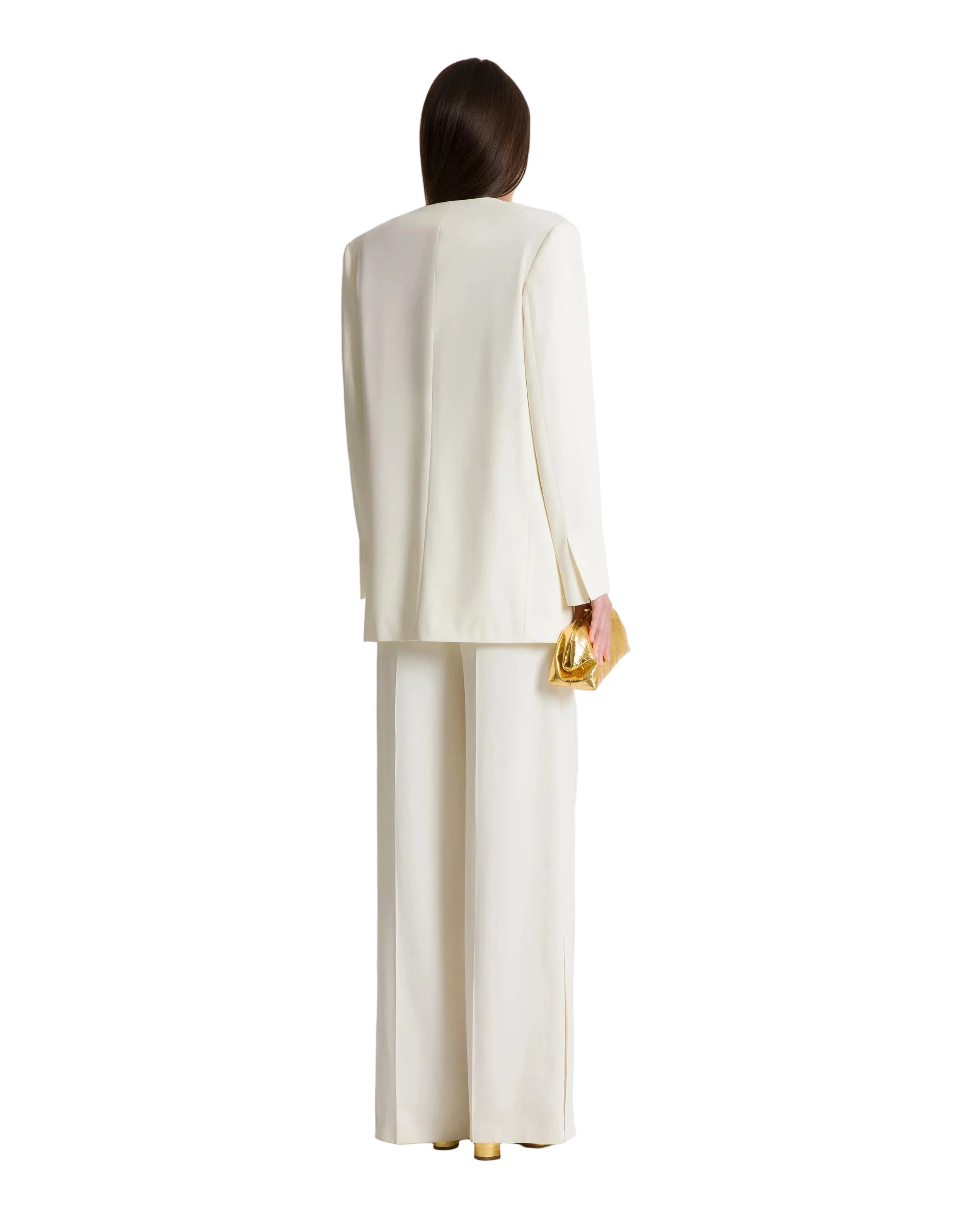 Alberta Ferretti - Pantalone ampio burro