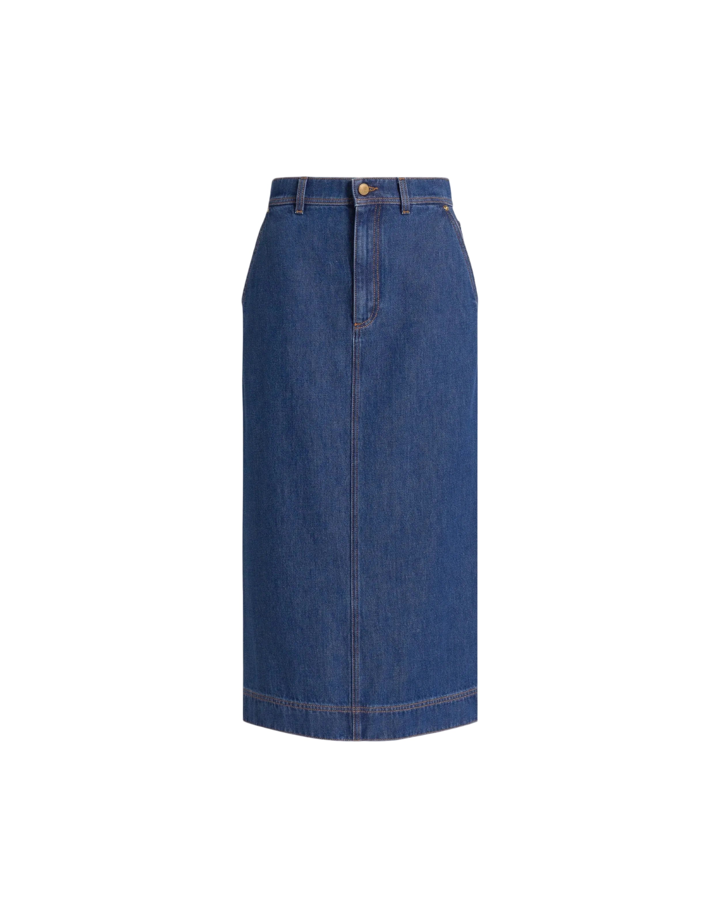 Alberta Ferretti - Gonna midi denim