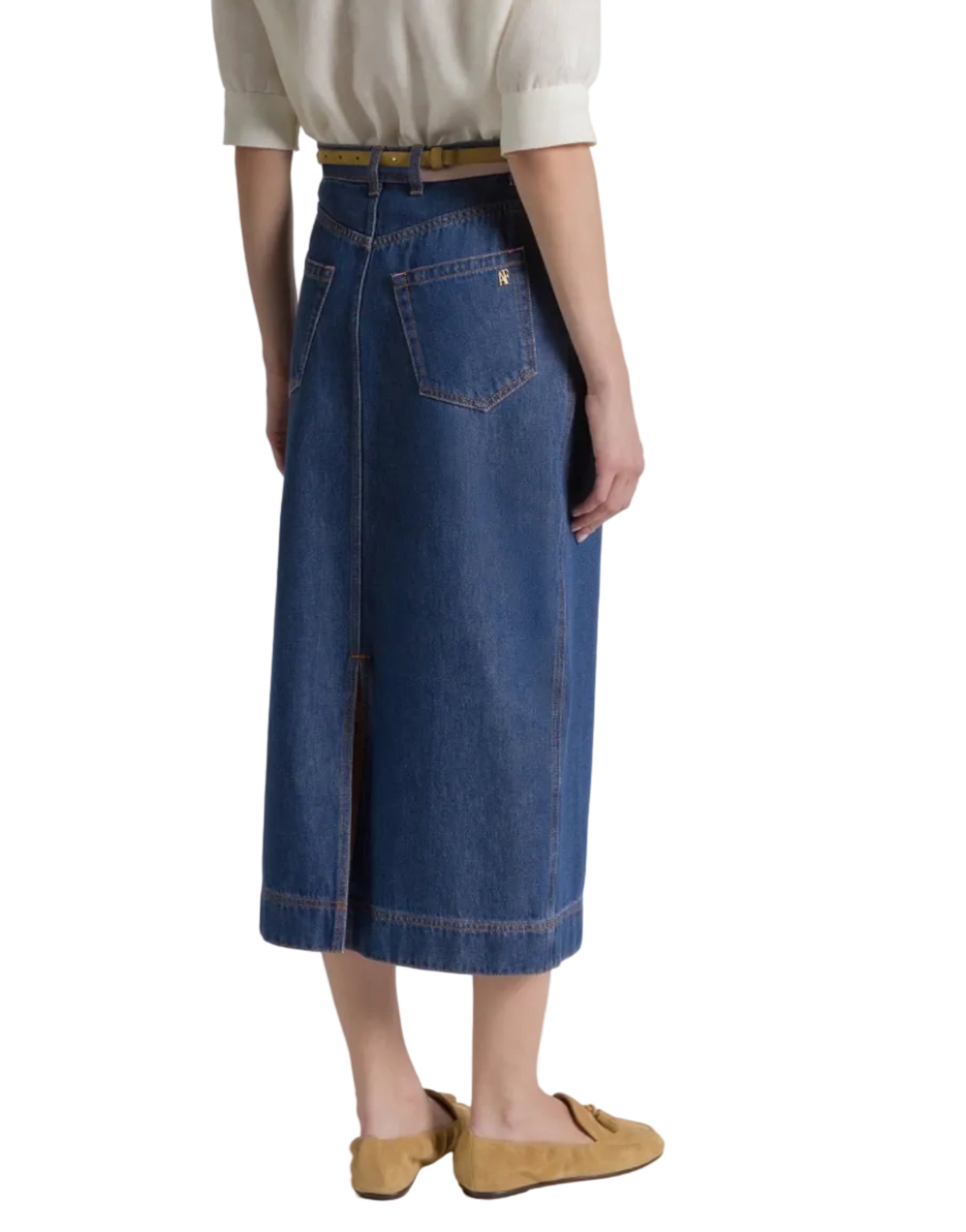 Alberta Ferretti - Gonna midi denim