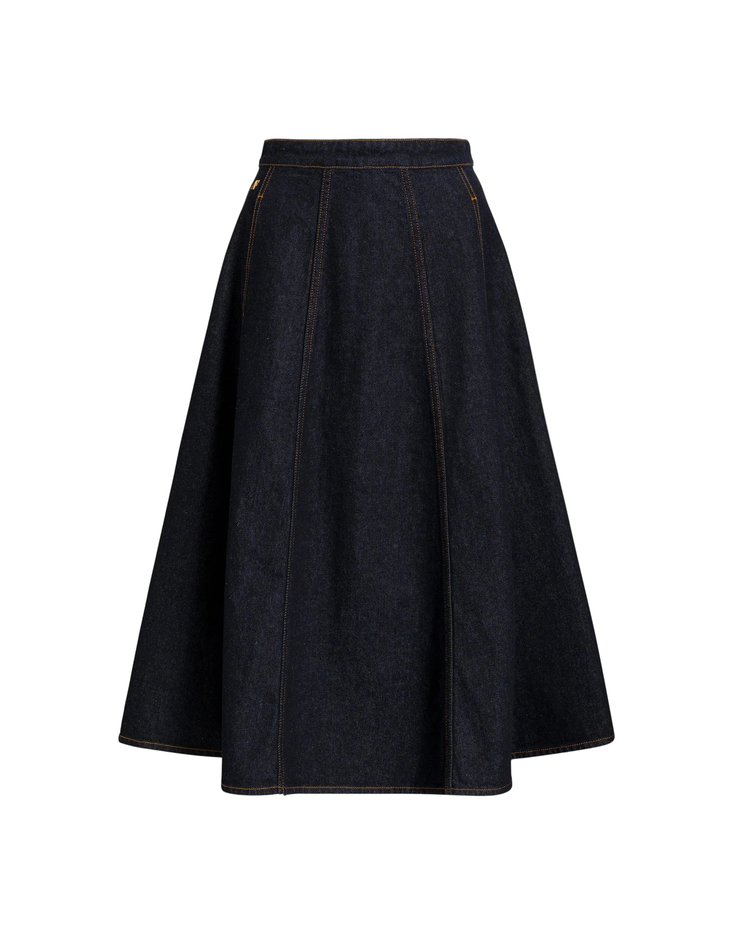 Alberta Ferretti - Gonna denim blu
