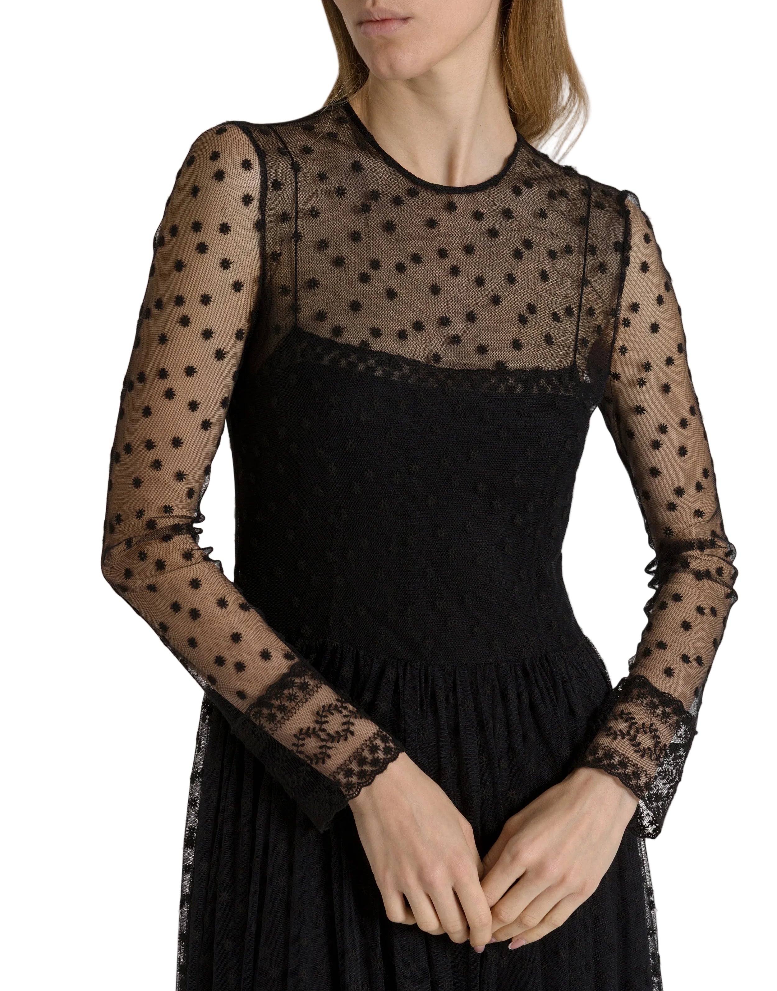 Alberta Ferretti - Abito nero tulle