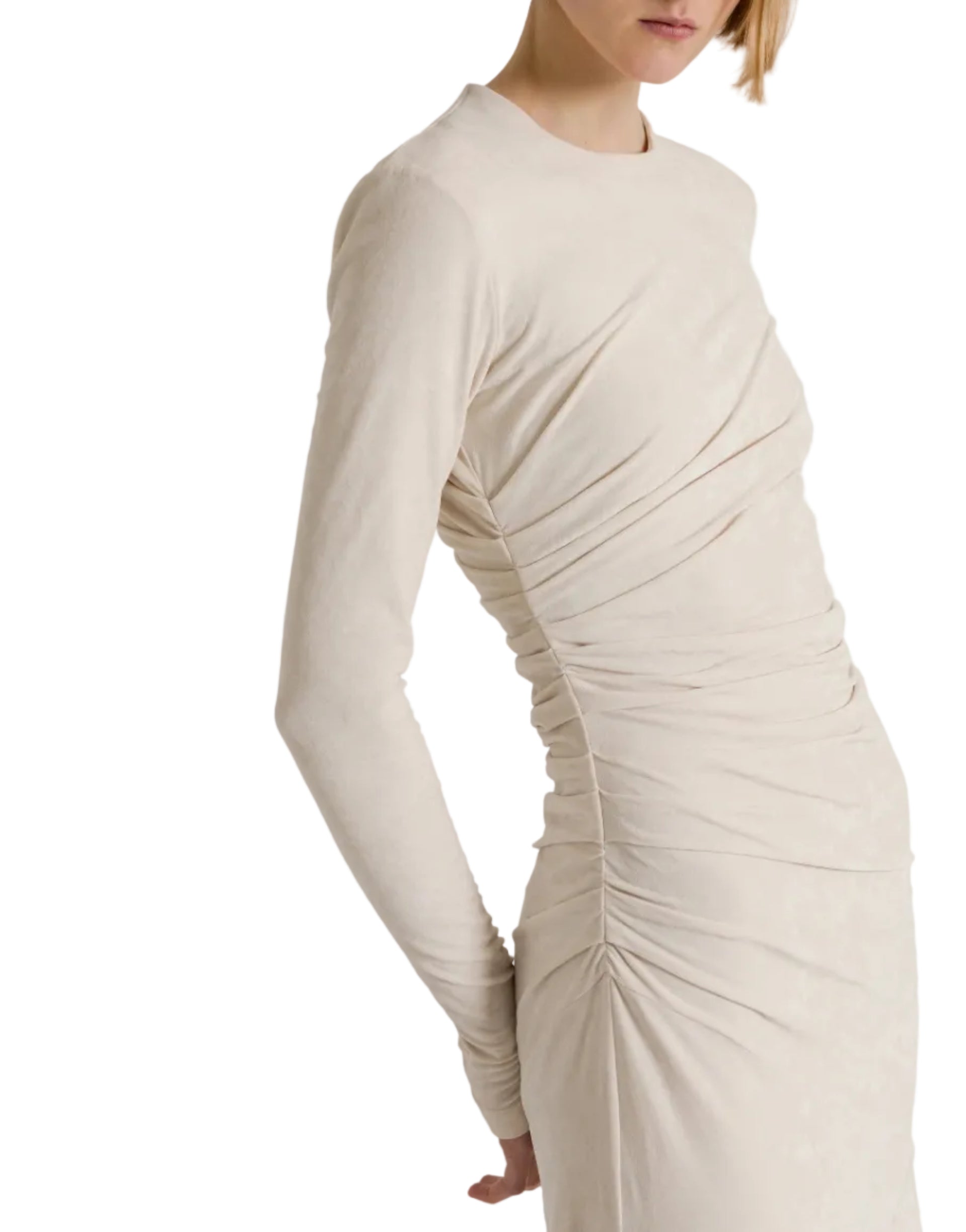 Alberta Ferretti - Abito velluto avorio