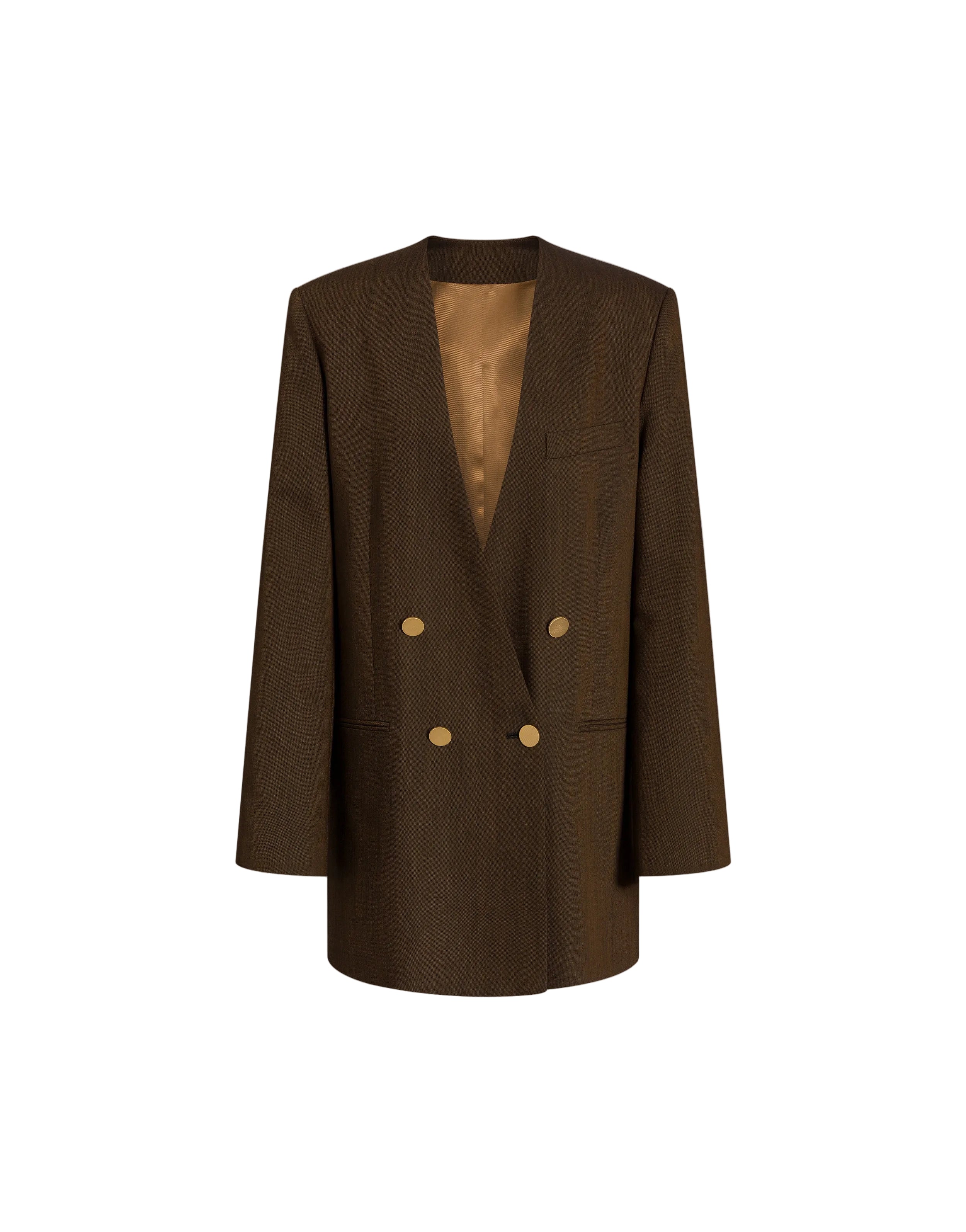 Alberta Ferretti - Giacca oversize marrone