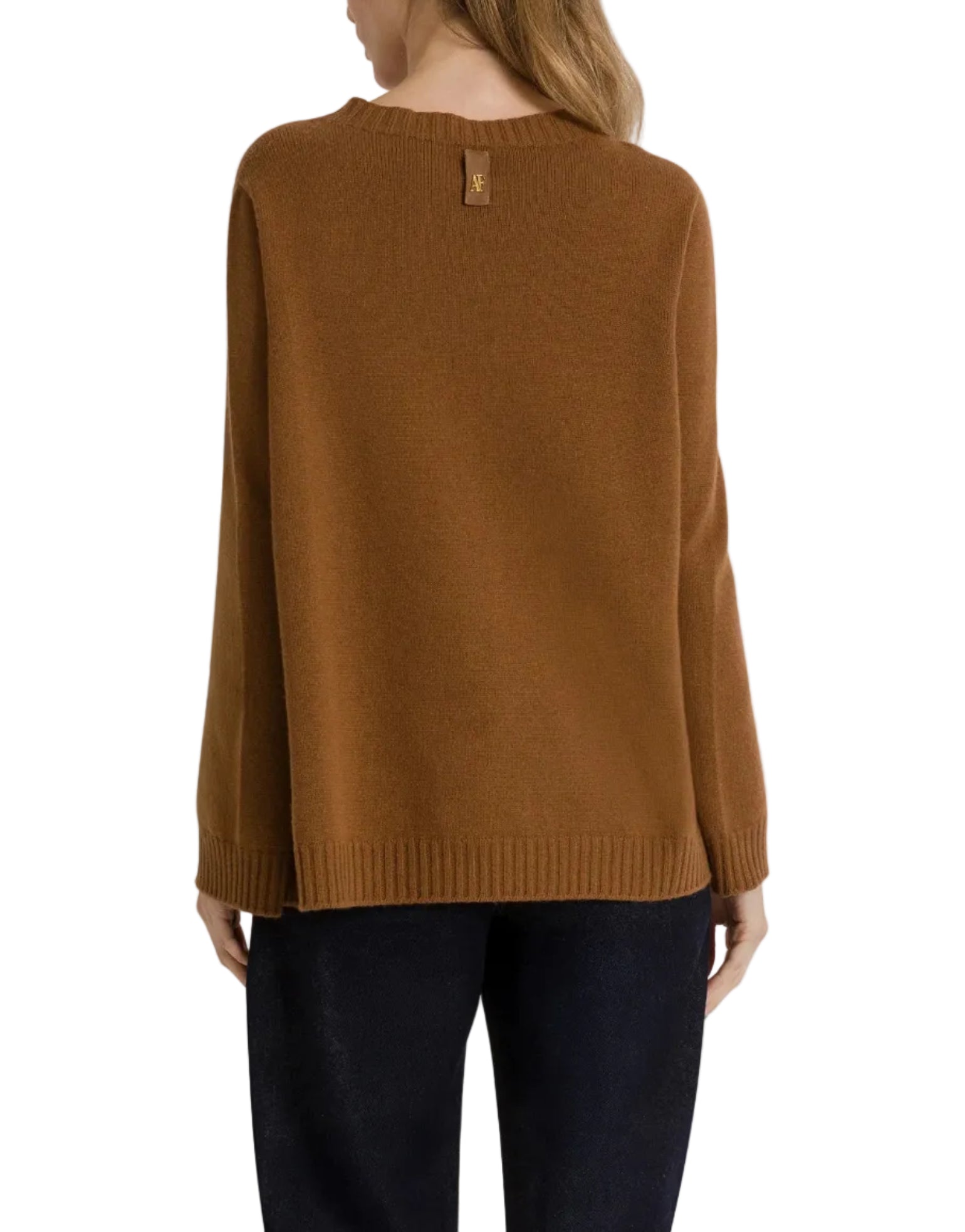 Alberta Ferretti - Maglia marrone lana merino