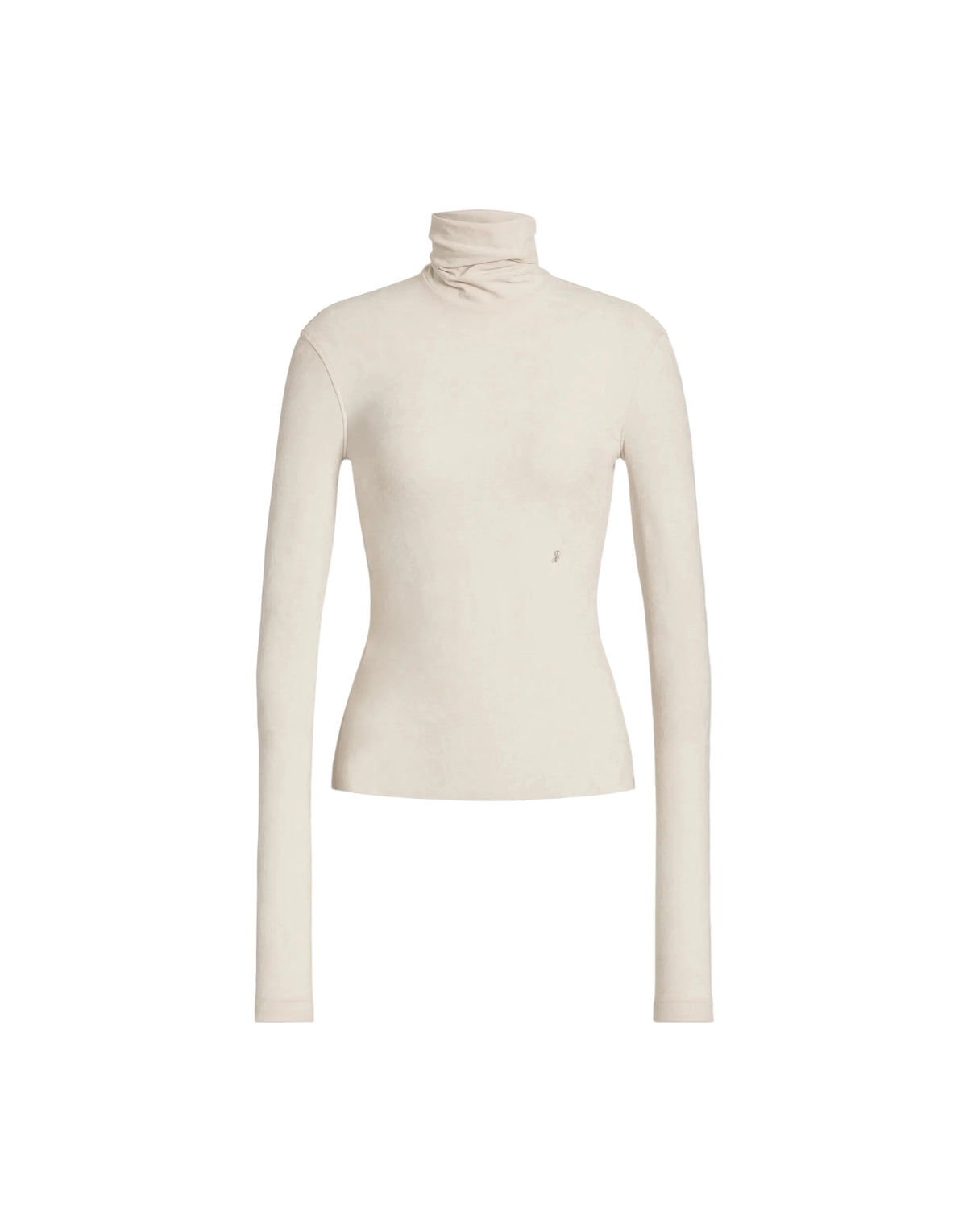 Alberta Ferretti - Maglia con collo alto avorio