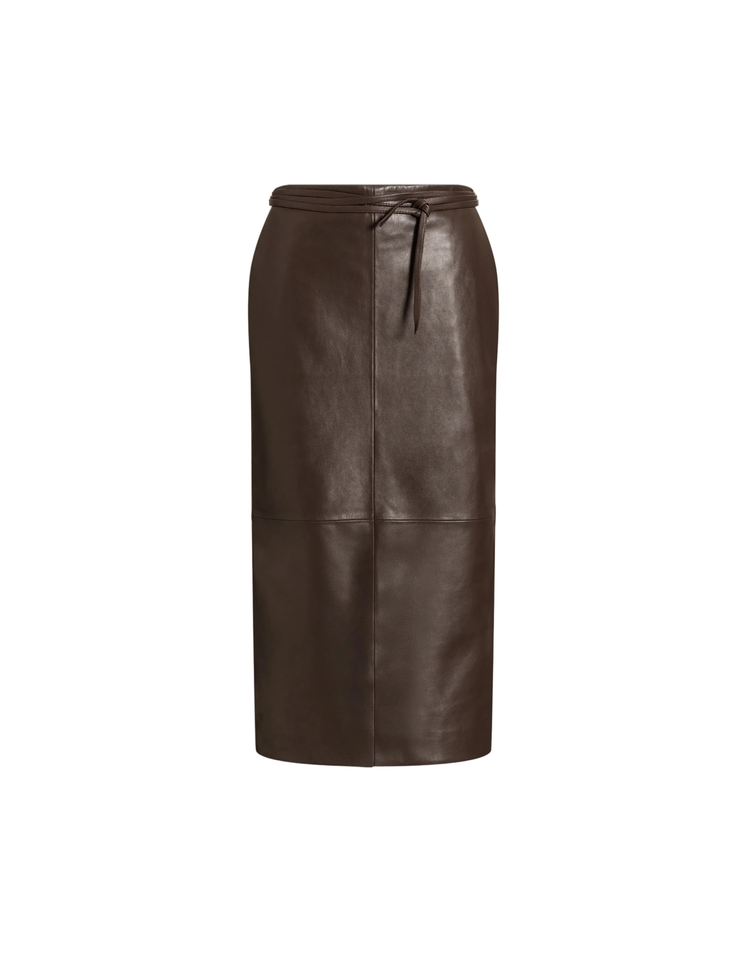 Alberta Ferretti - Gonna nappa marrone