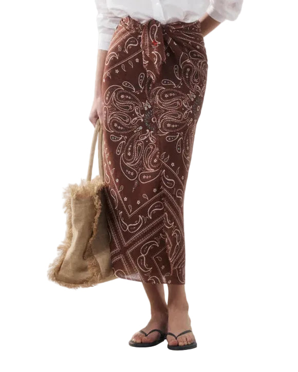 Hartford - Pareo con stampa Bandana