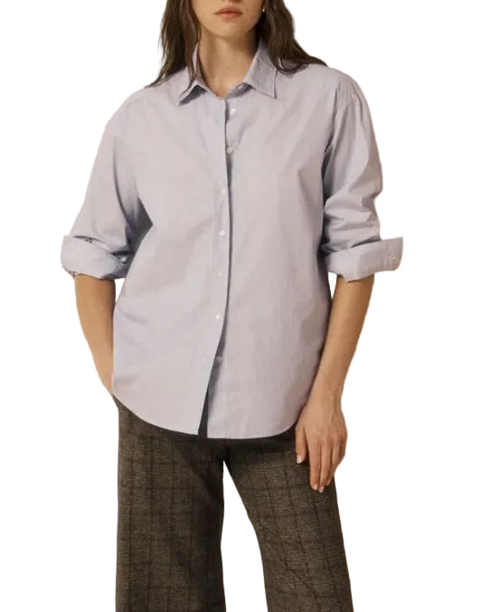 Hartford - Camicia micro blue stripes "Cinema"