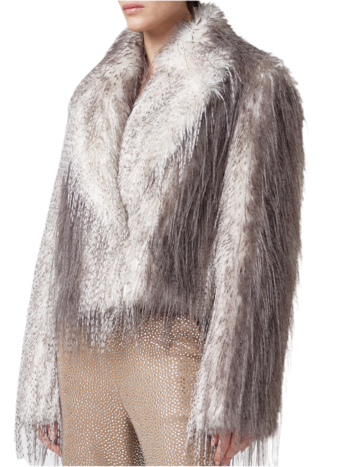 Giuseppe di Morabito - Giacca eco fur grigia