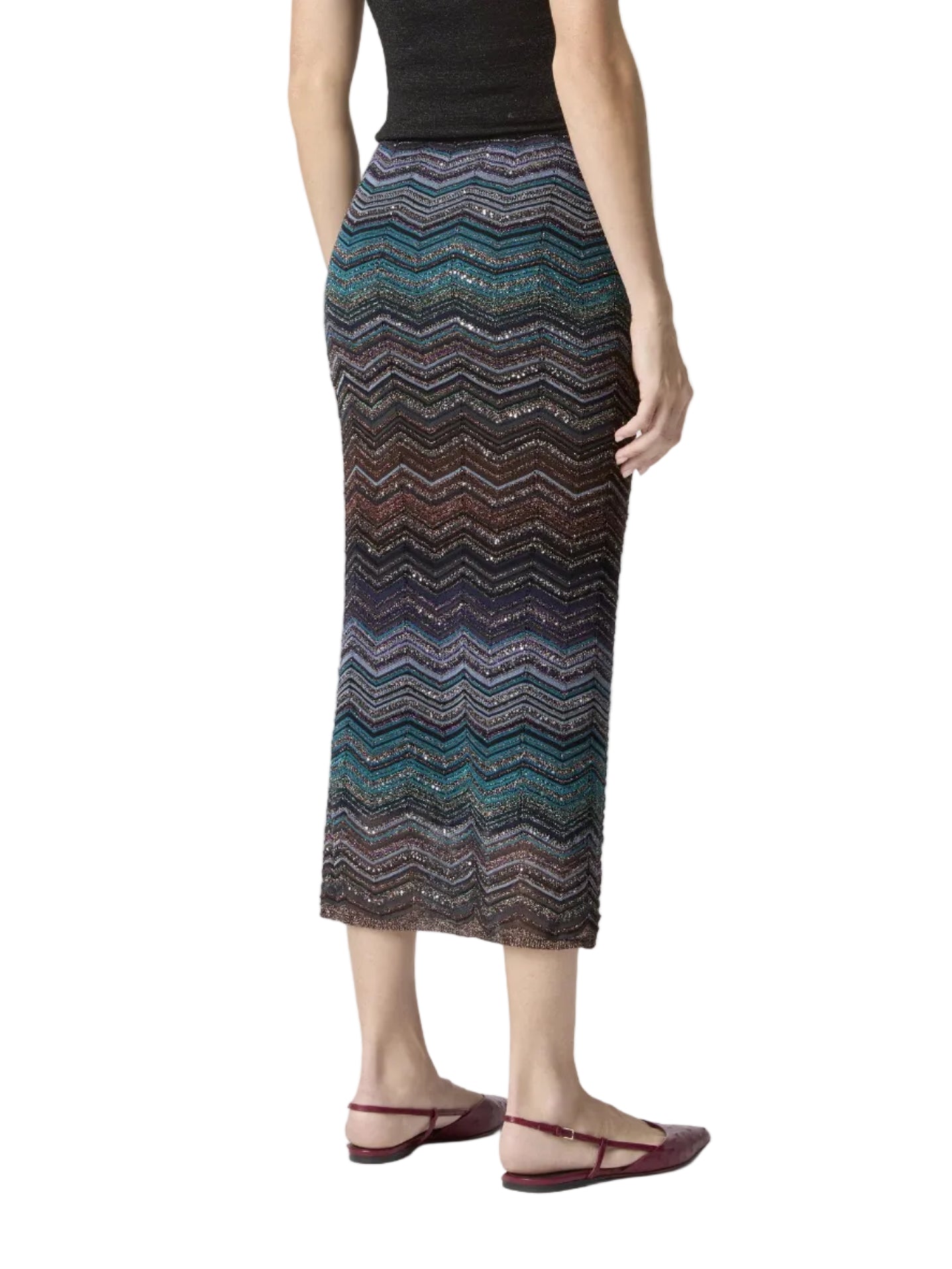 Missoni - Gonna lunga con paillettes