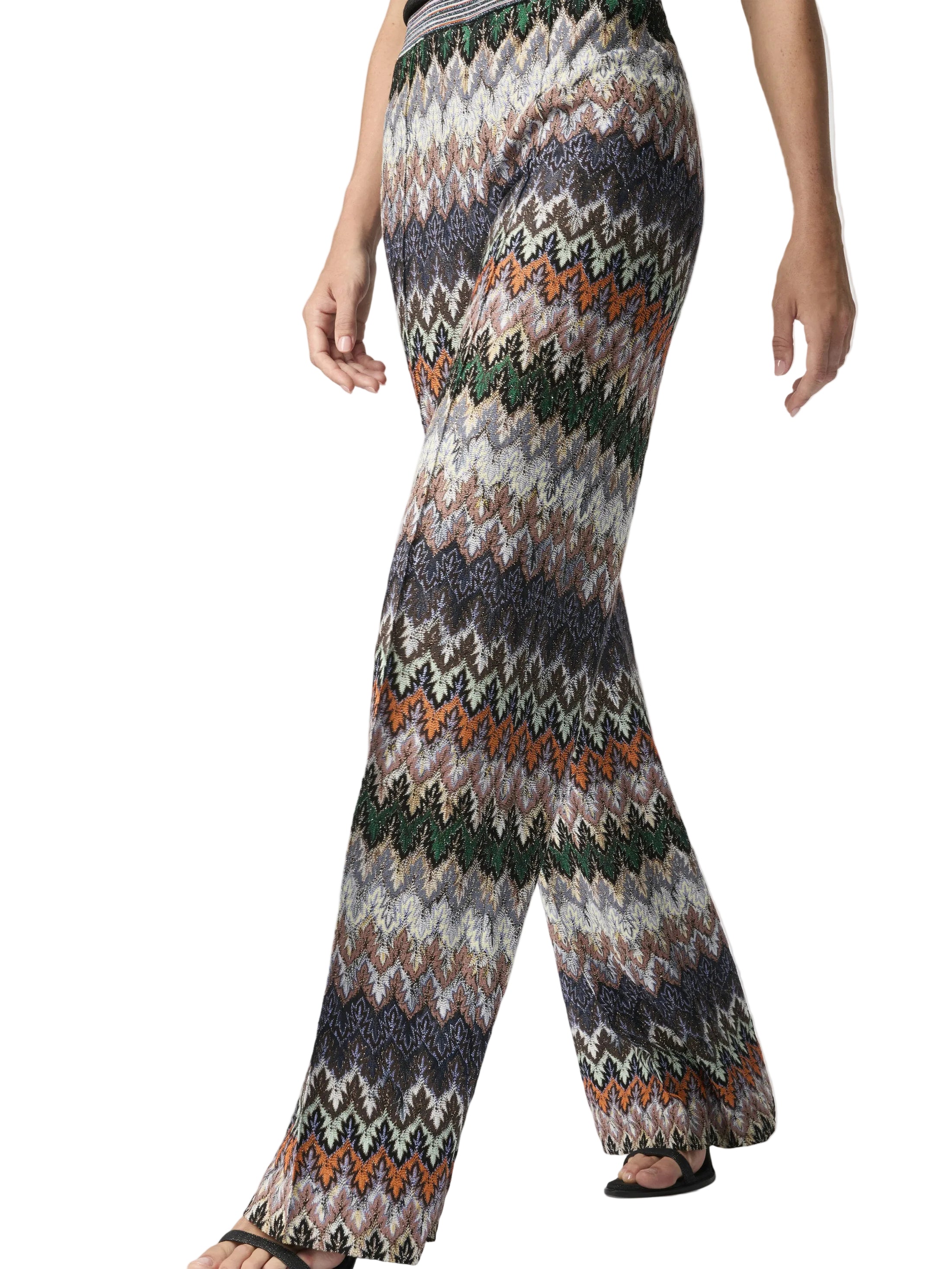 Missoni - Pantalone viscosa e cotone lamé