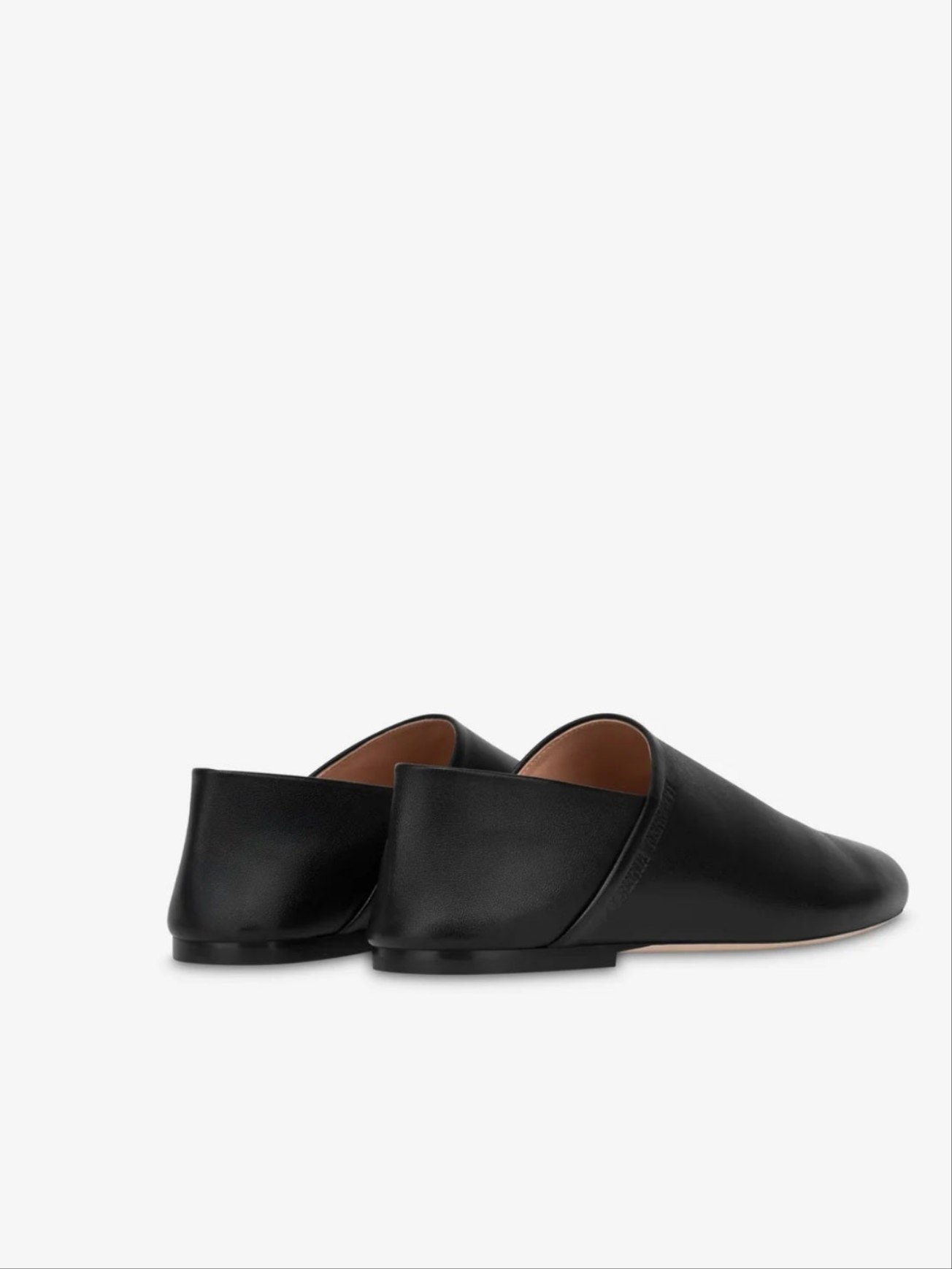 Alberta Ferretti - Scarpe slipper  in nappa, nero