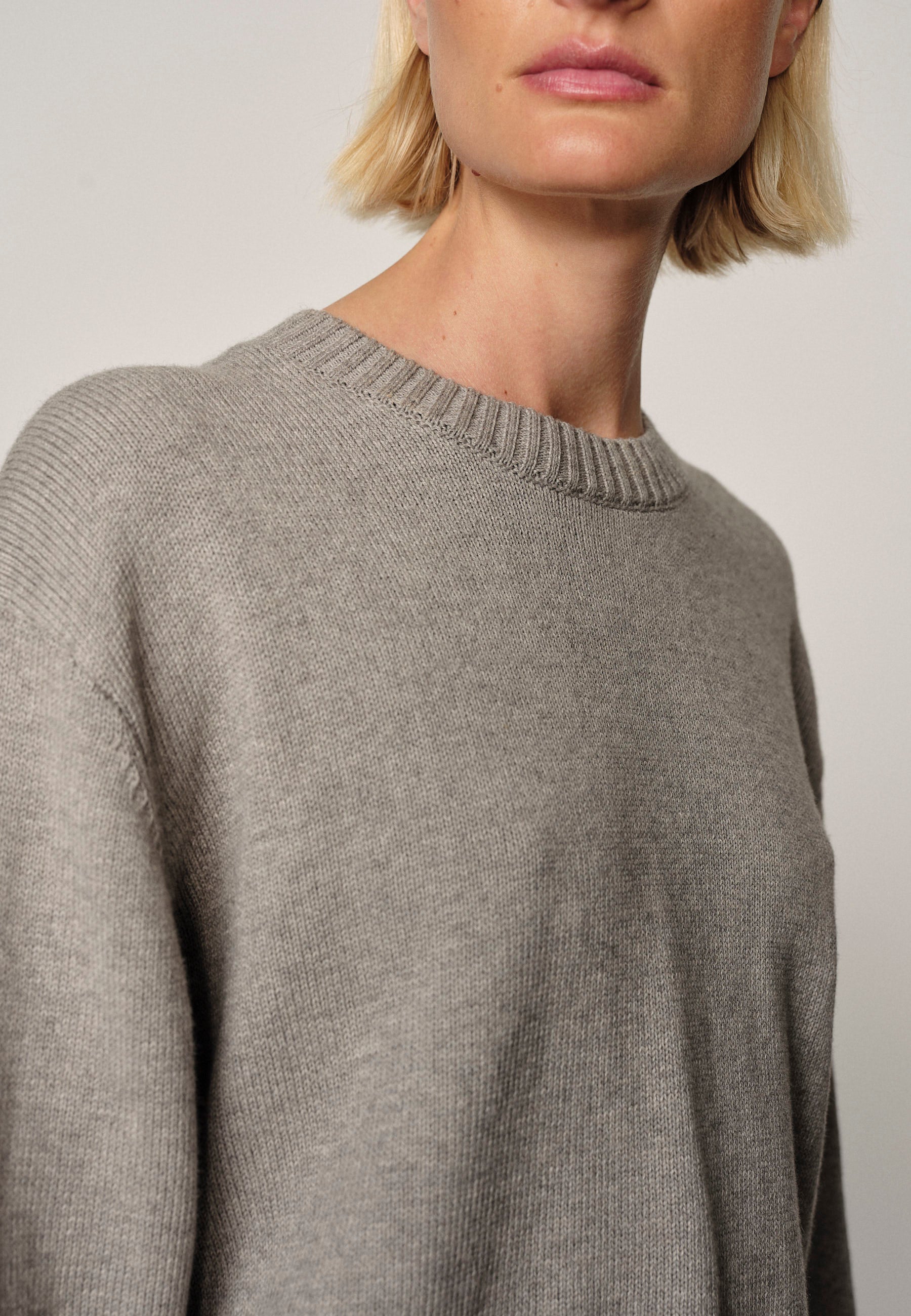 Herskind - Maglione grigio chiaro "Jim"
