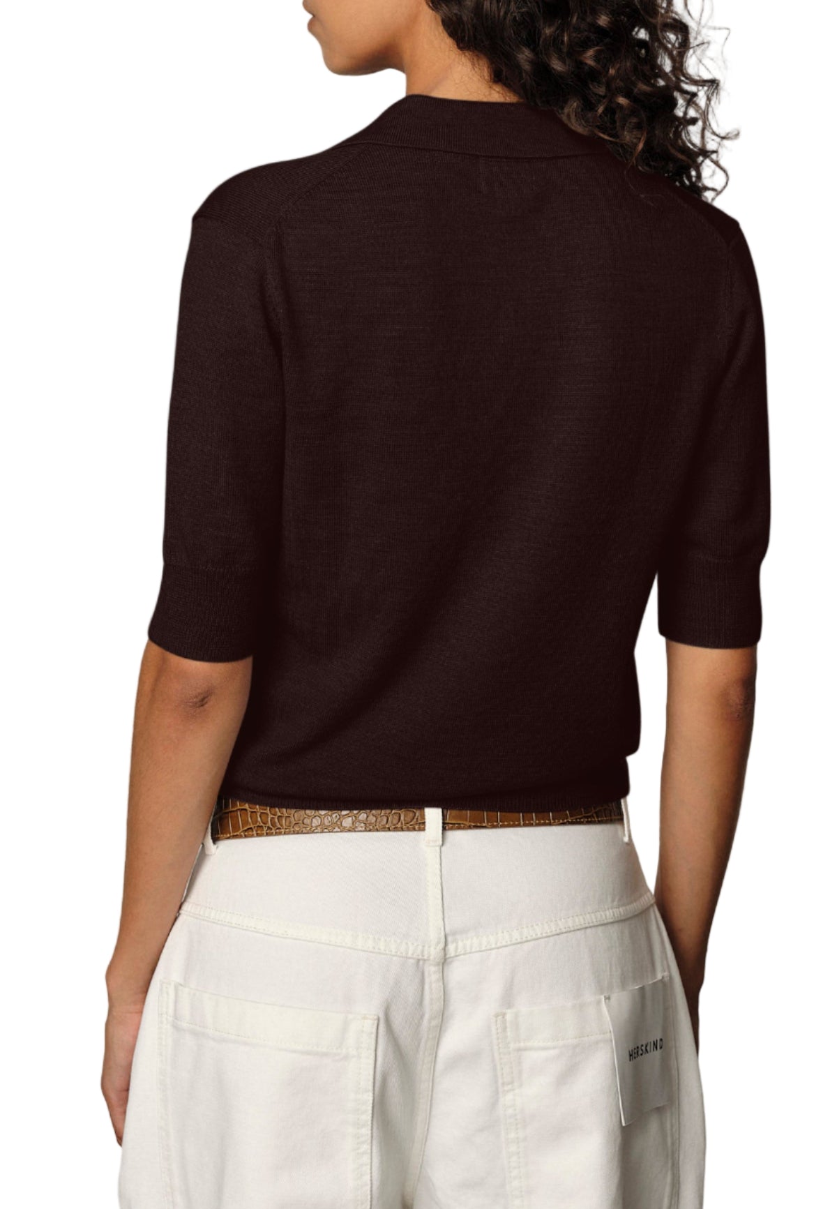 Herskind - Cardigan mogano "Kaspar"
