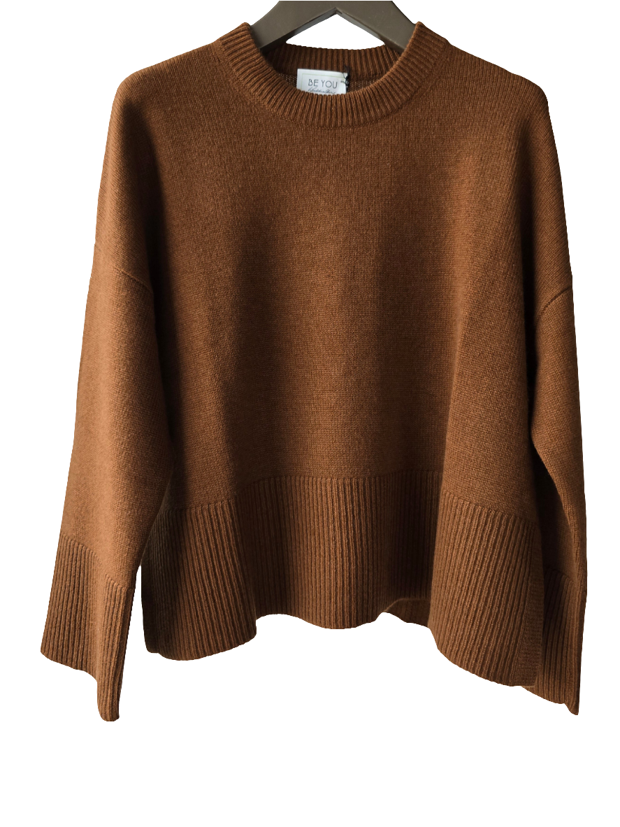 Maglia girocollo in cashmere
