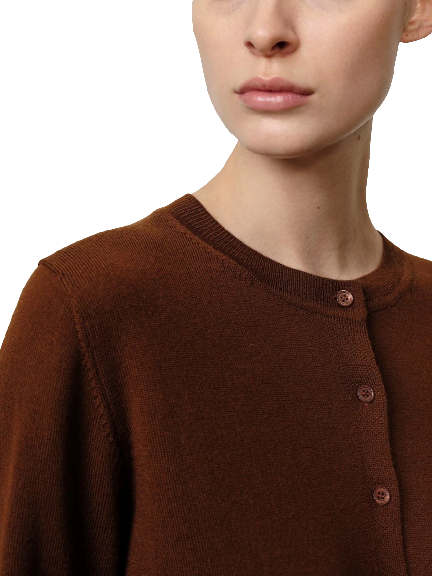 Herskind - Cardigan cioccolato