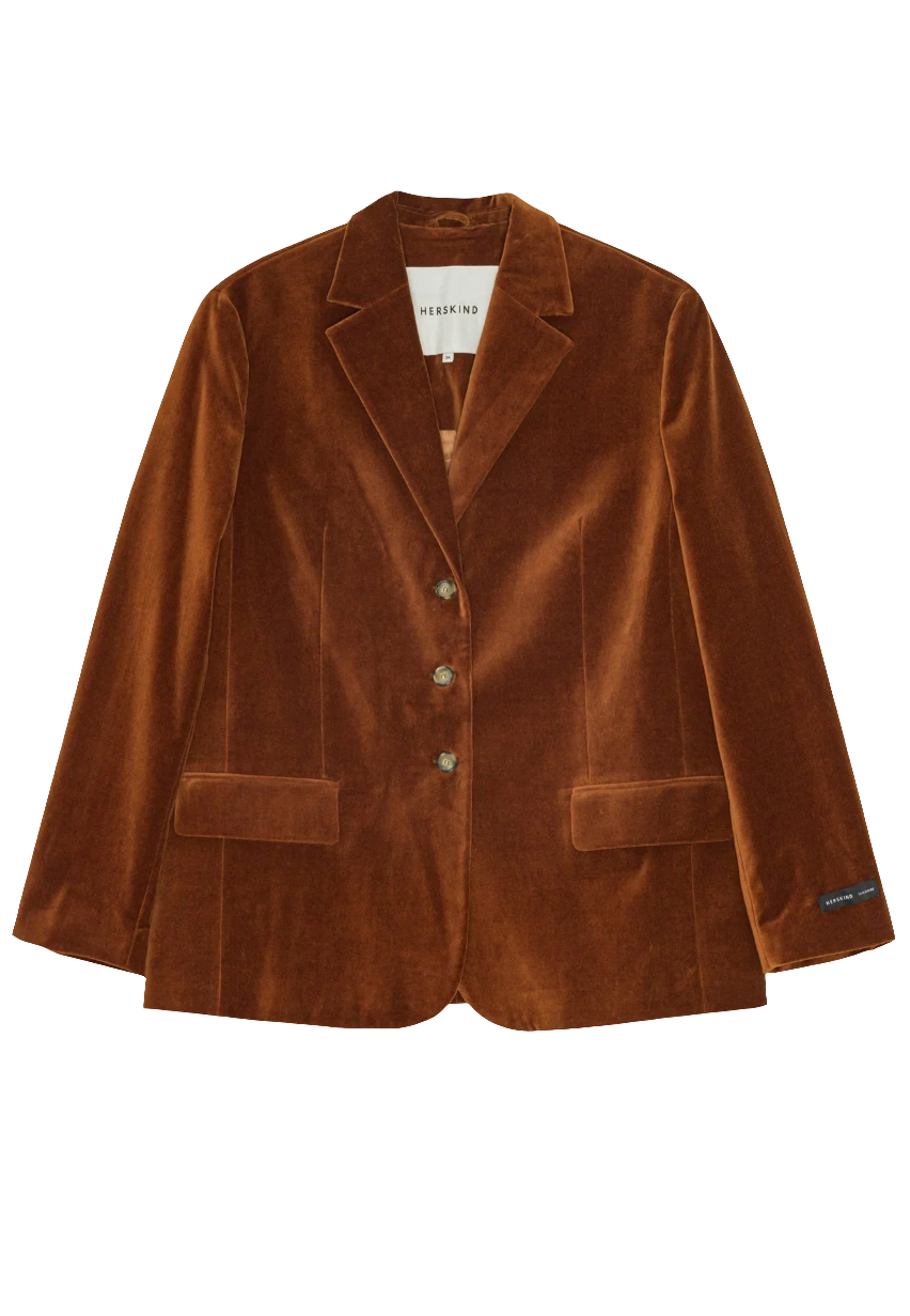Herskind - Blazer albicocca bruciata oversize