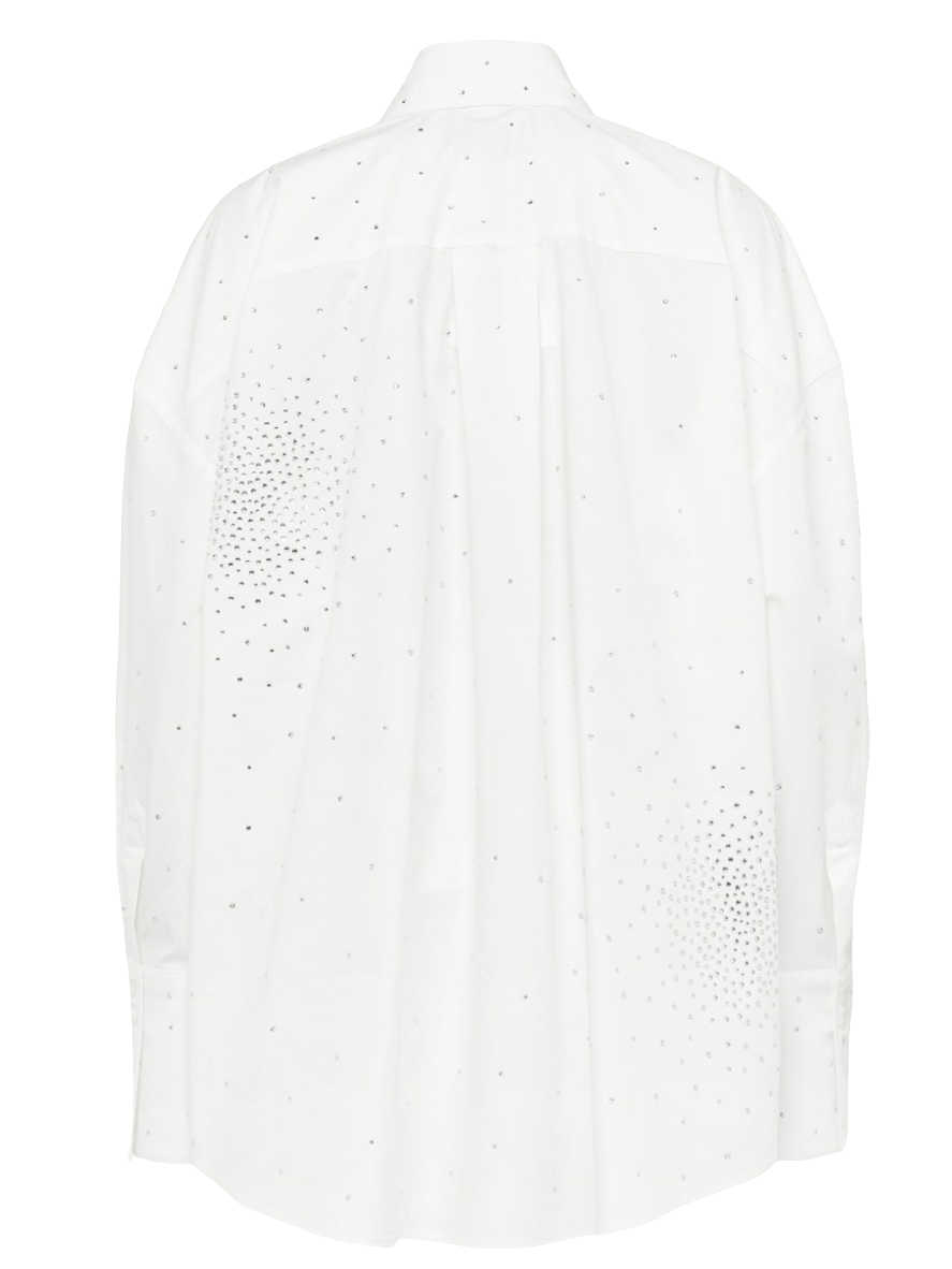 Giuseppe di Morabito - Camicia con strass bianca