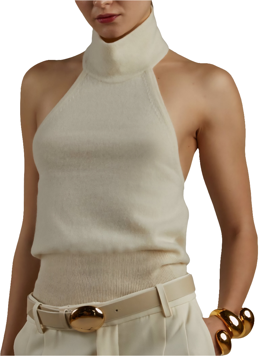 Federica Tosi - Top latte scollo americana