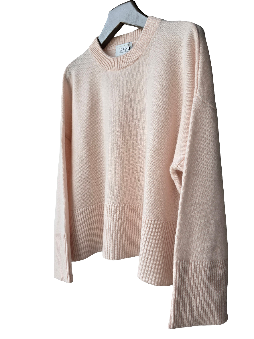 Maglia girocollo in cashmere