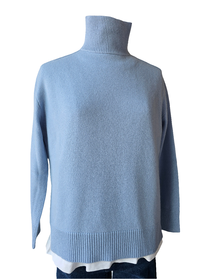 Maglia in cashmere collo alto