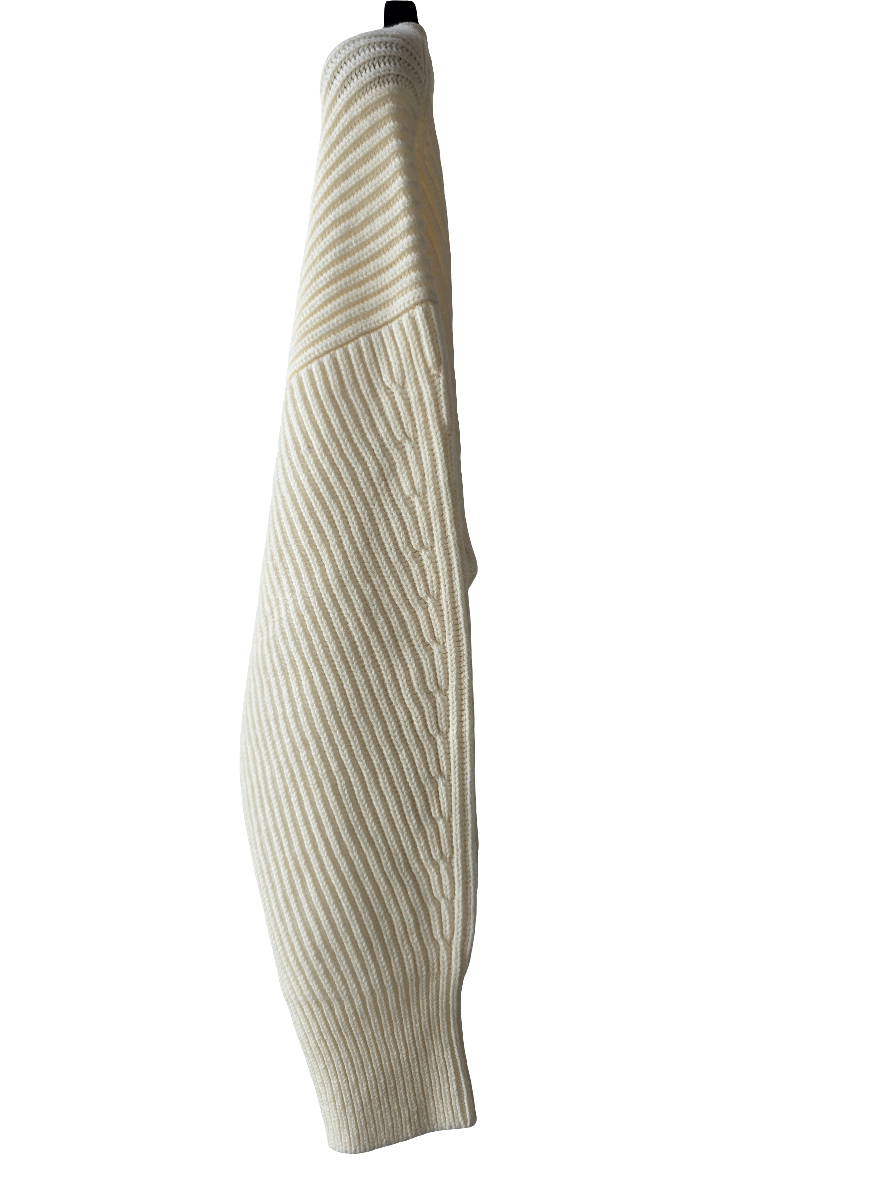 Canessa - Cardigan costa inglese color latte