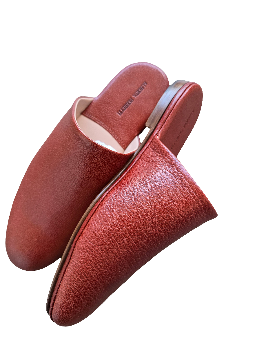 Alberta Ferretti - Sabot rosso pelle