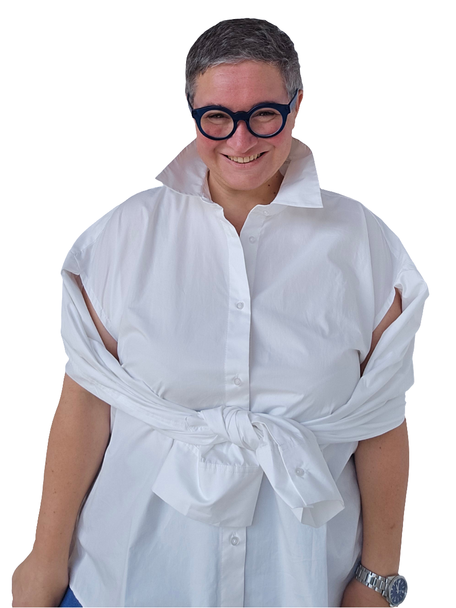 Herskind - Camicia bianca con nodo