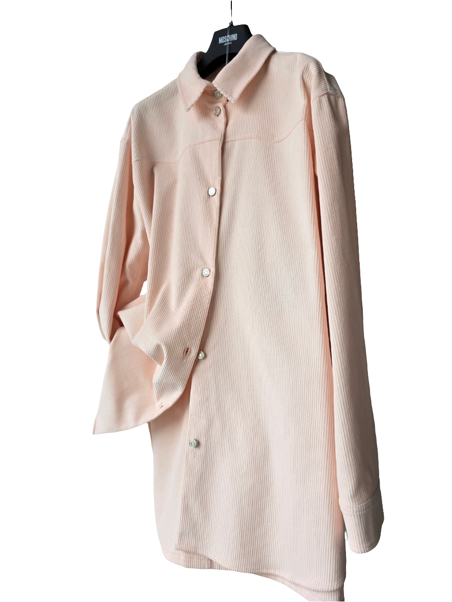 Moschino Jeans - Camicia velluto rosa