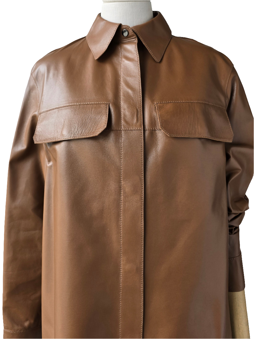 Desa 1972 - Camicia pelle oversize
