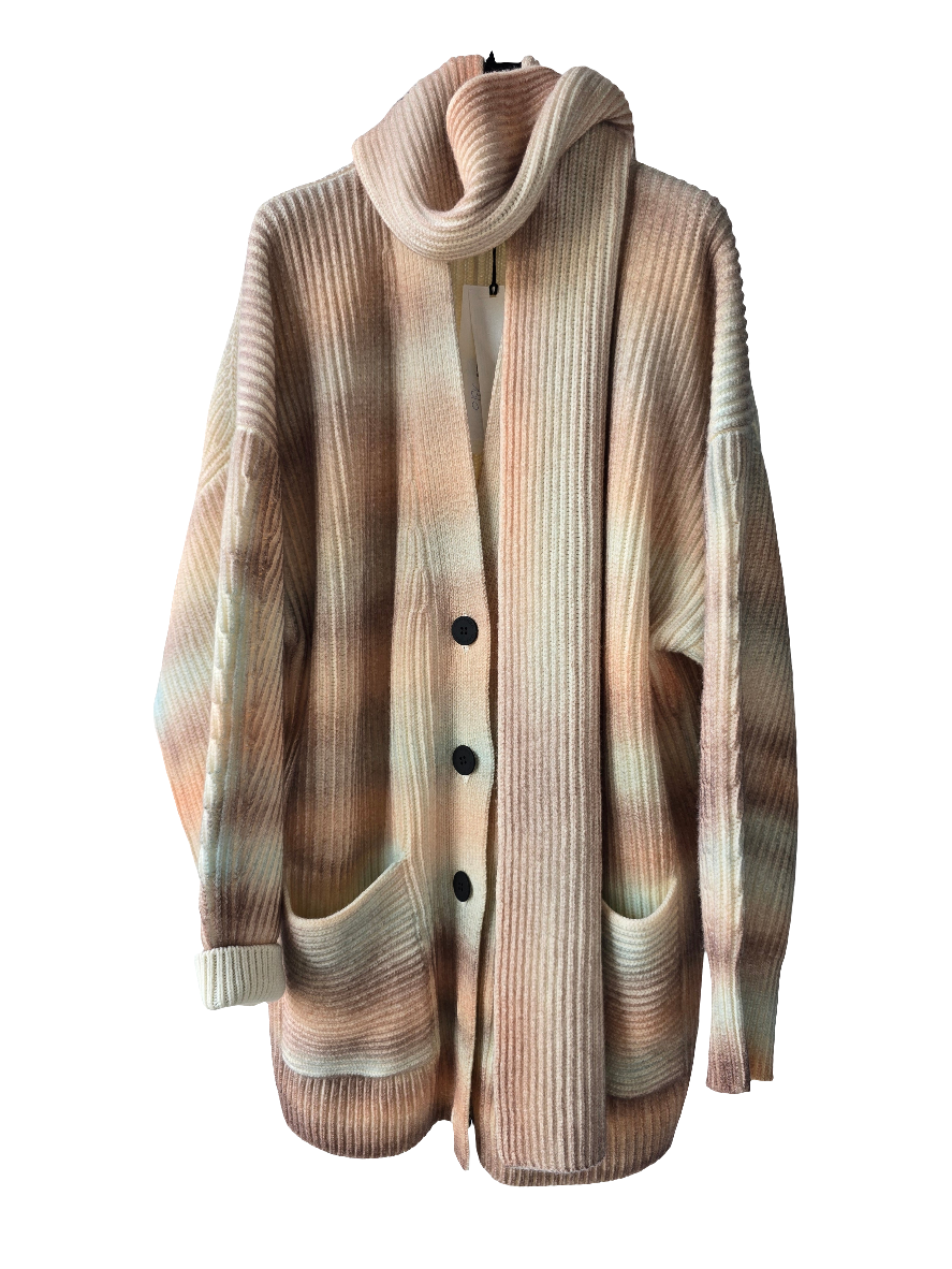 Canessa - Cardigan con colore sfumato