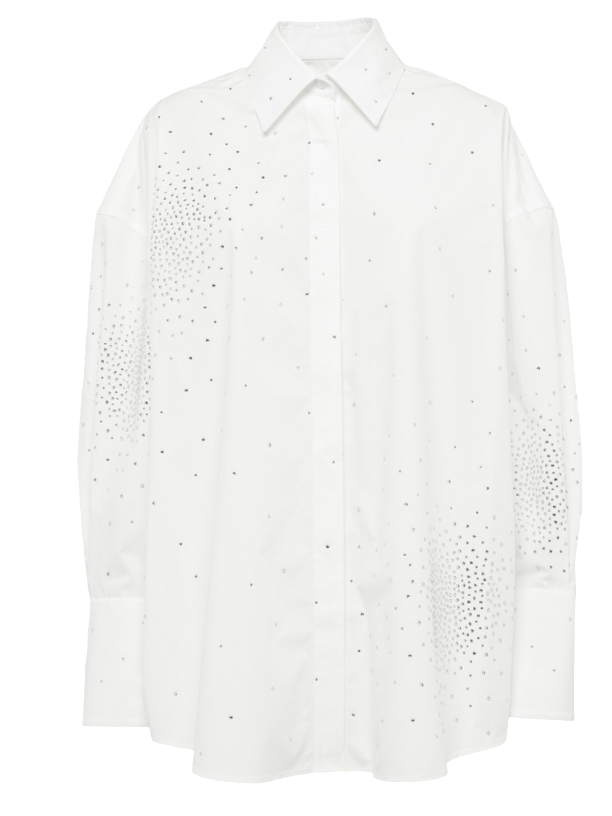 Giuseppe di Morabito - Camicia con strass bianca