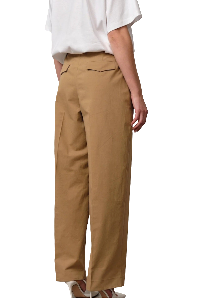 Herskind - Pantalone cropped kaki