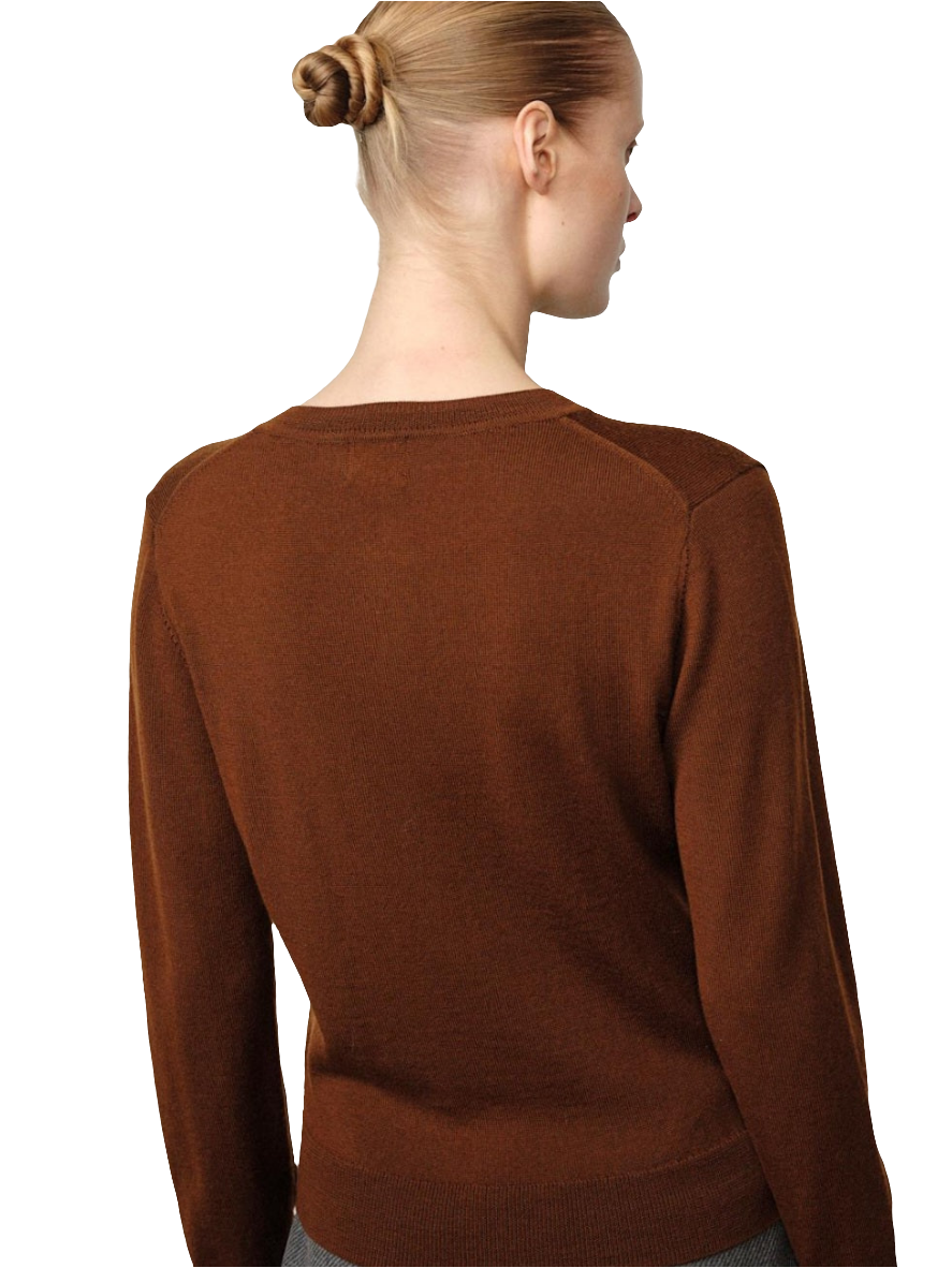 Herskind - Cardigan cioccolato