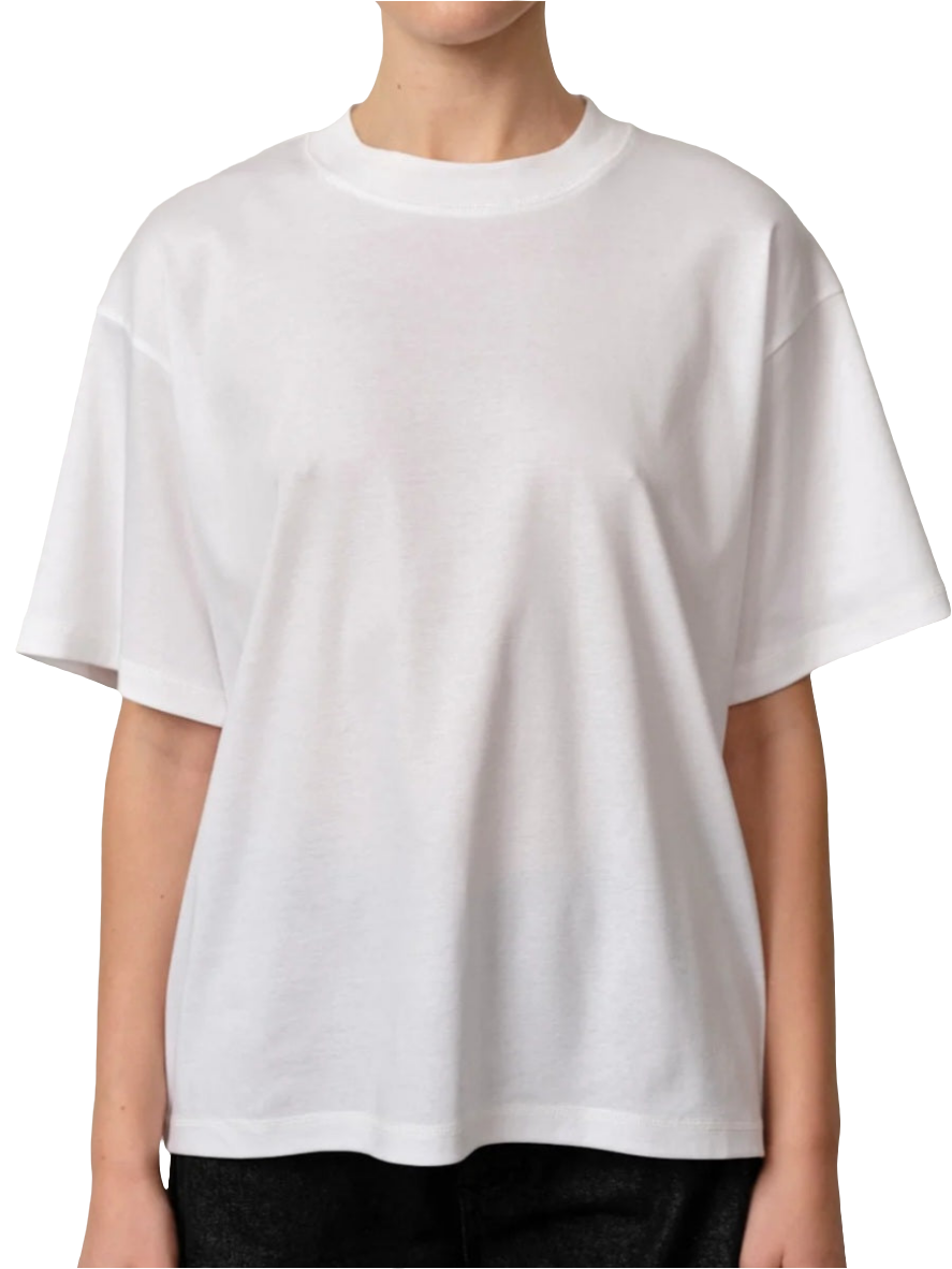 Herskind - T-shirt girocollo bianca