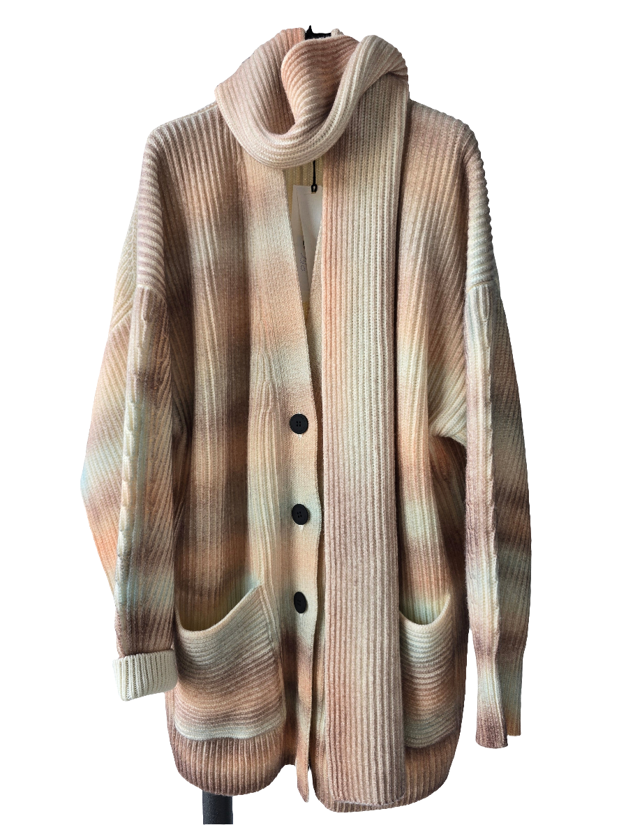 Canessa - Cardigan con colore sfumato