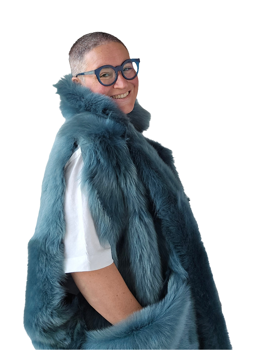 Blancha - Gilet shearling Toscana color lago