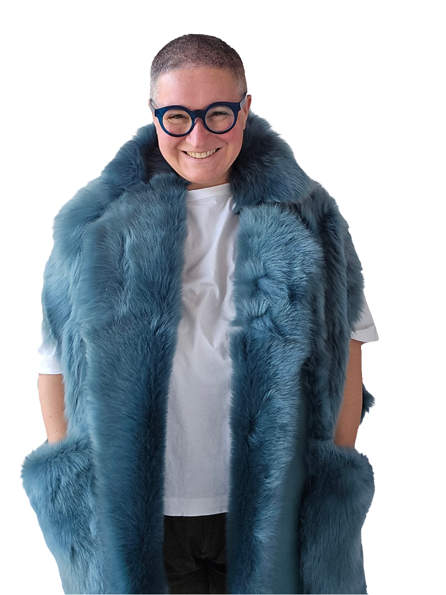 Blancha - Gilet shearling Toscana color lago