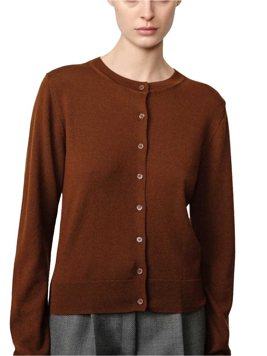 Herskind - Cardigan cioccolato