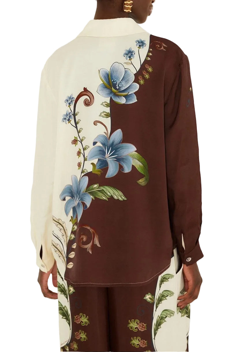 Farm Rio - Camicia stampa botanica "Milena"