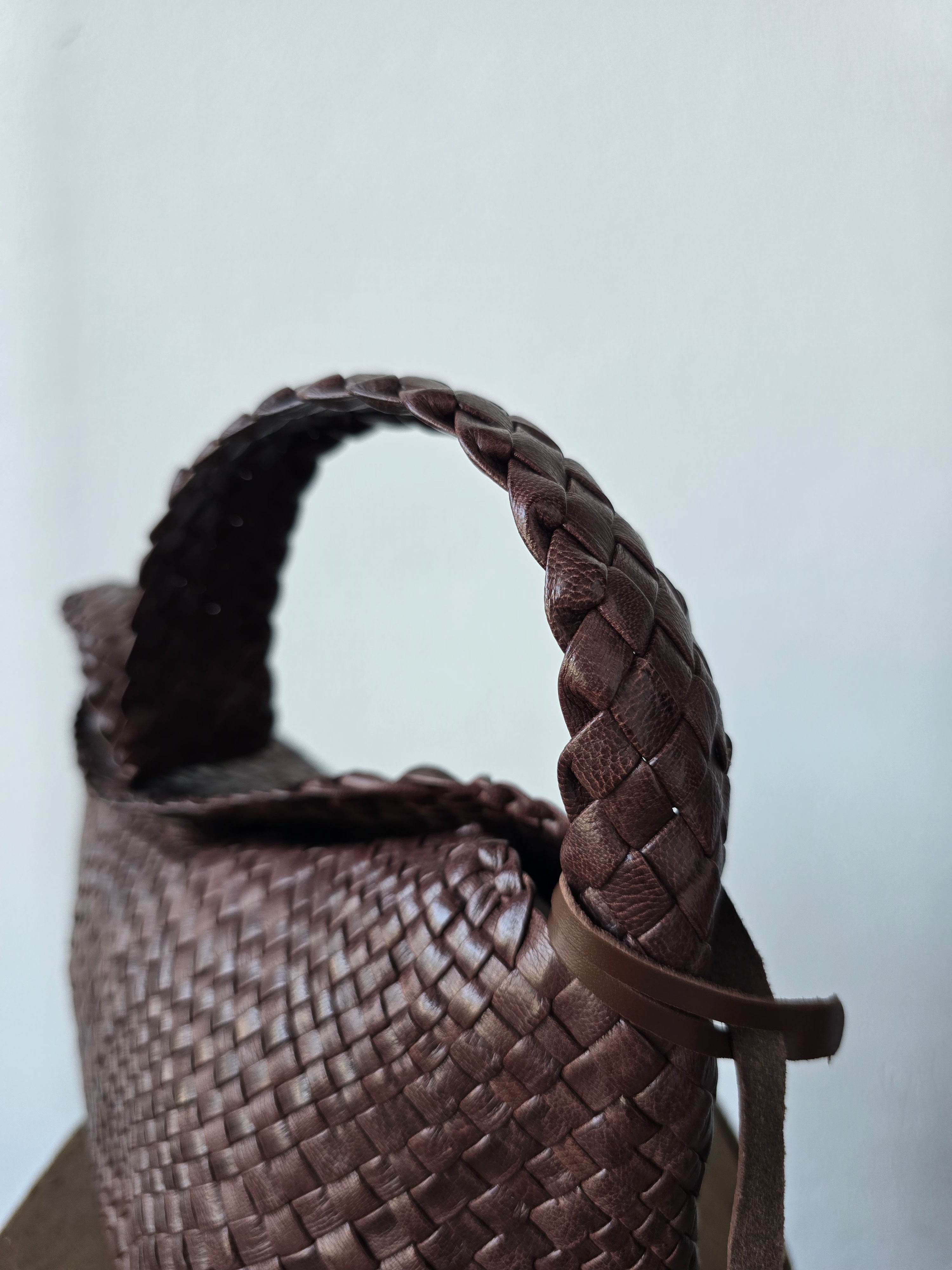 Ibeliv - Borsa in pelle "Aura" choco