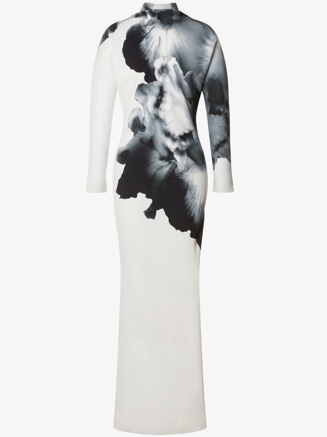 Alberta Ferretti - Abito bianco stampa orchidea