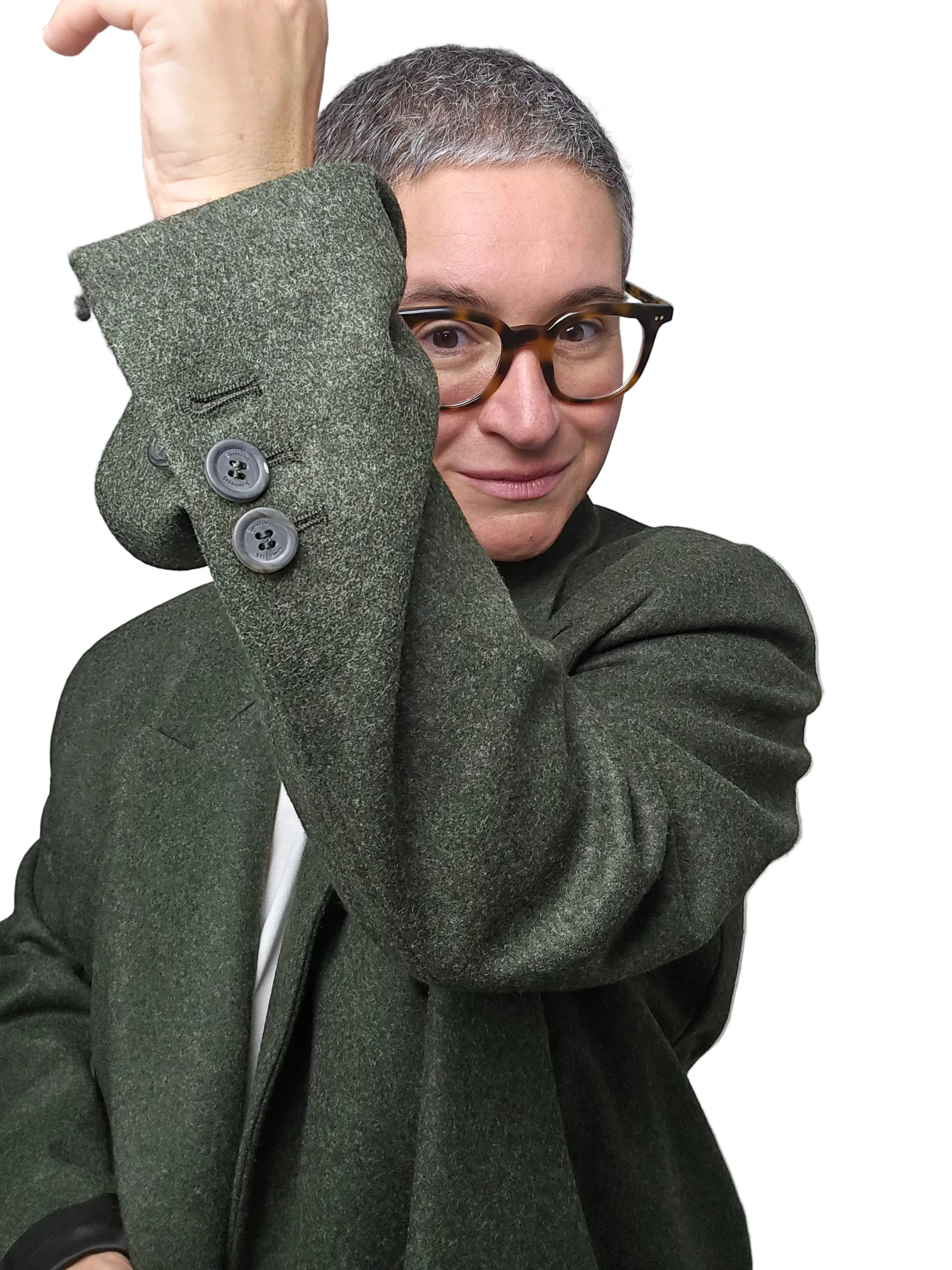 Schneiders - Cappotto lungo "Bella" Loden green