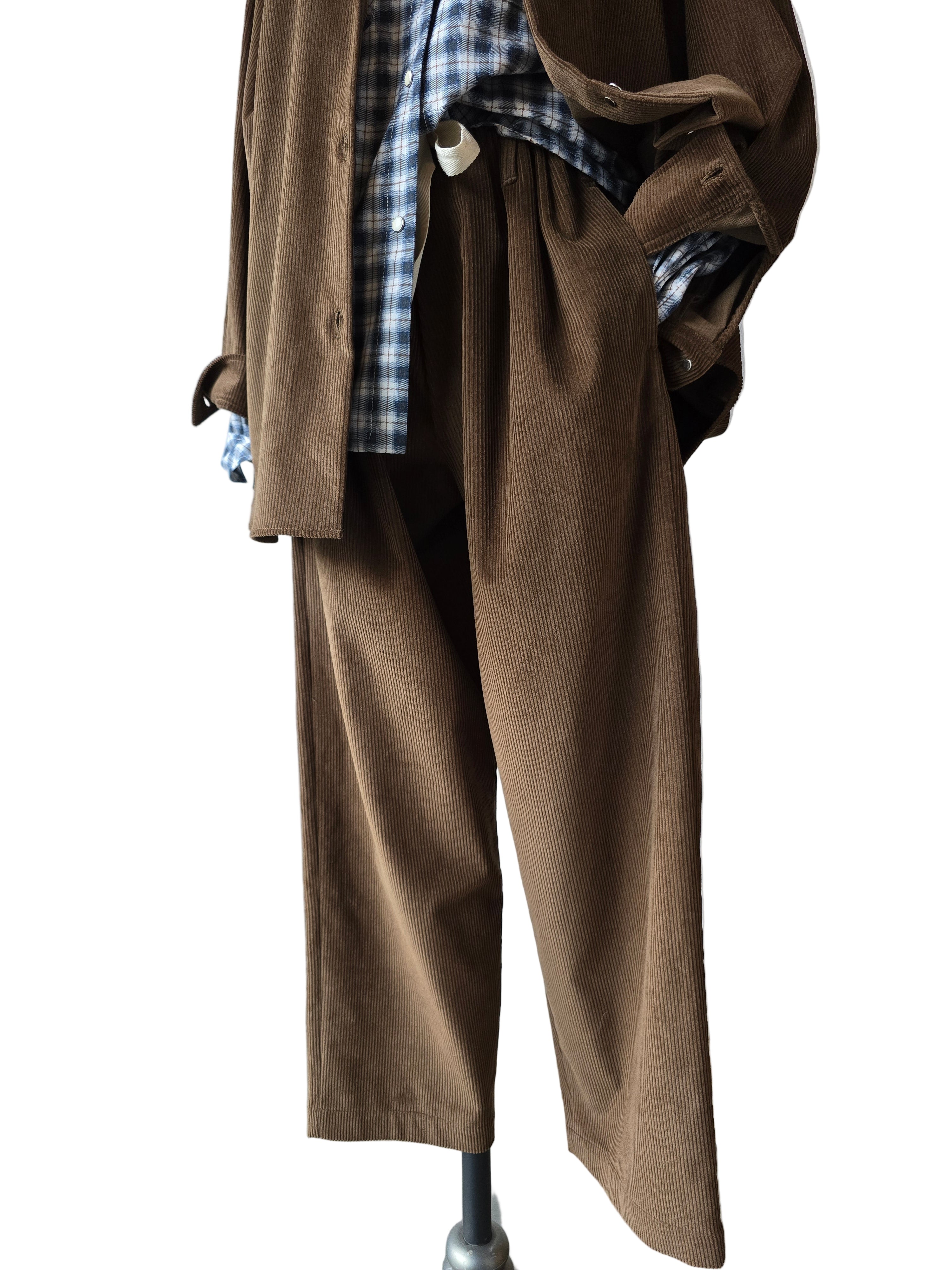 Moschino Jeans - Pantalone marrone velluto a coste