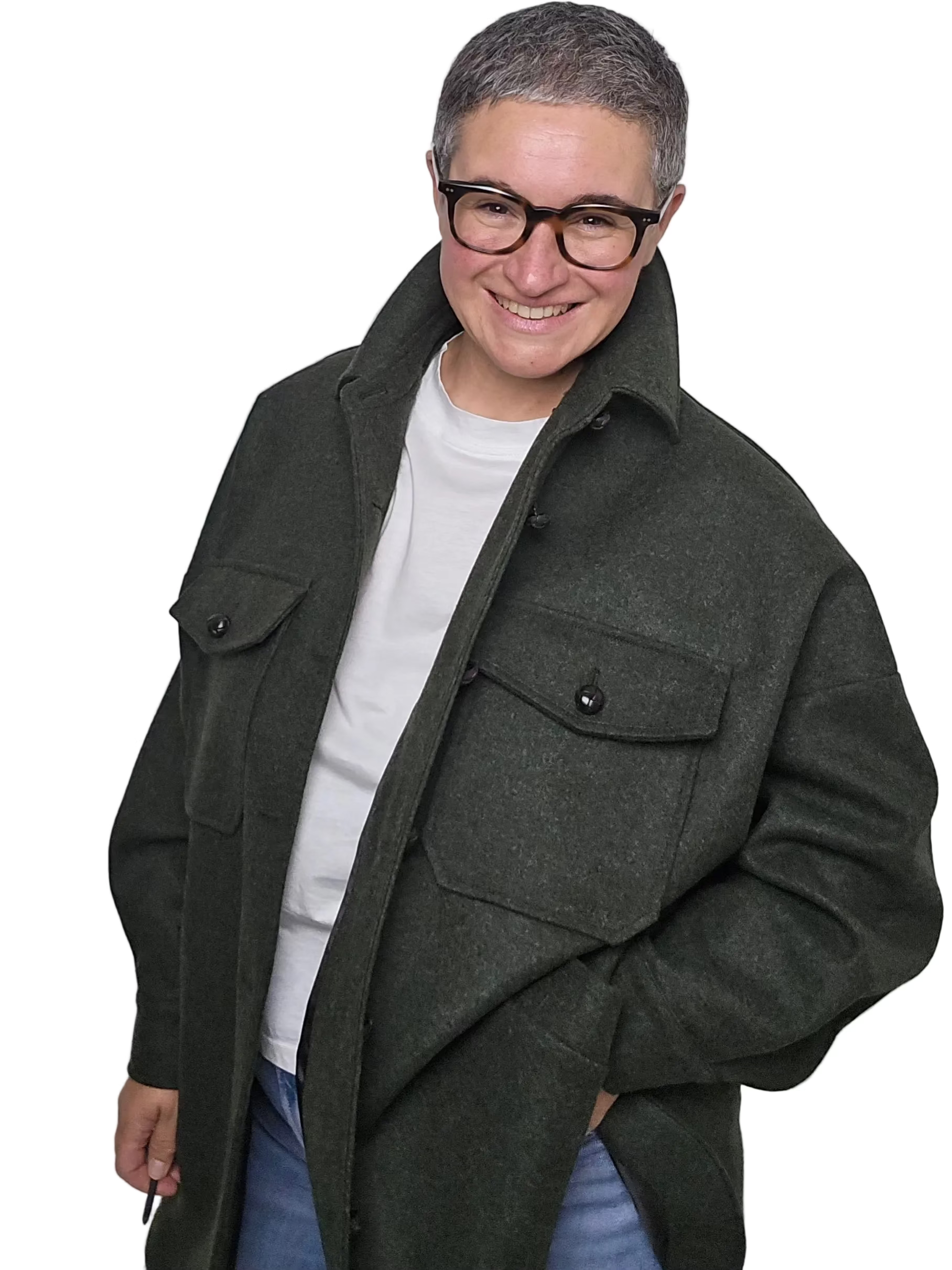 Schneiders - Caban "Bianca" Loden green