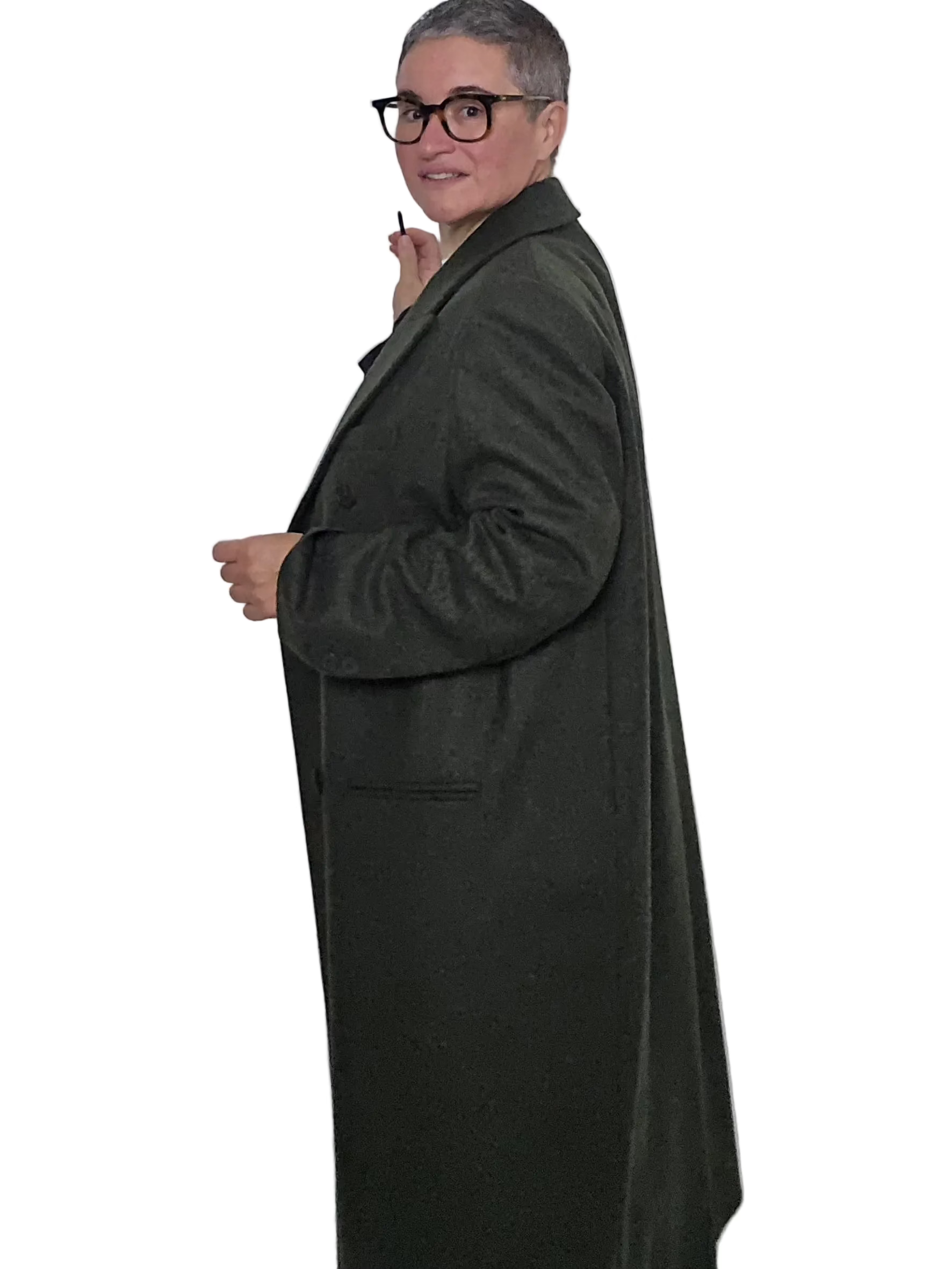 Schneiders - Cappotto lungo "Bella" Loden green