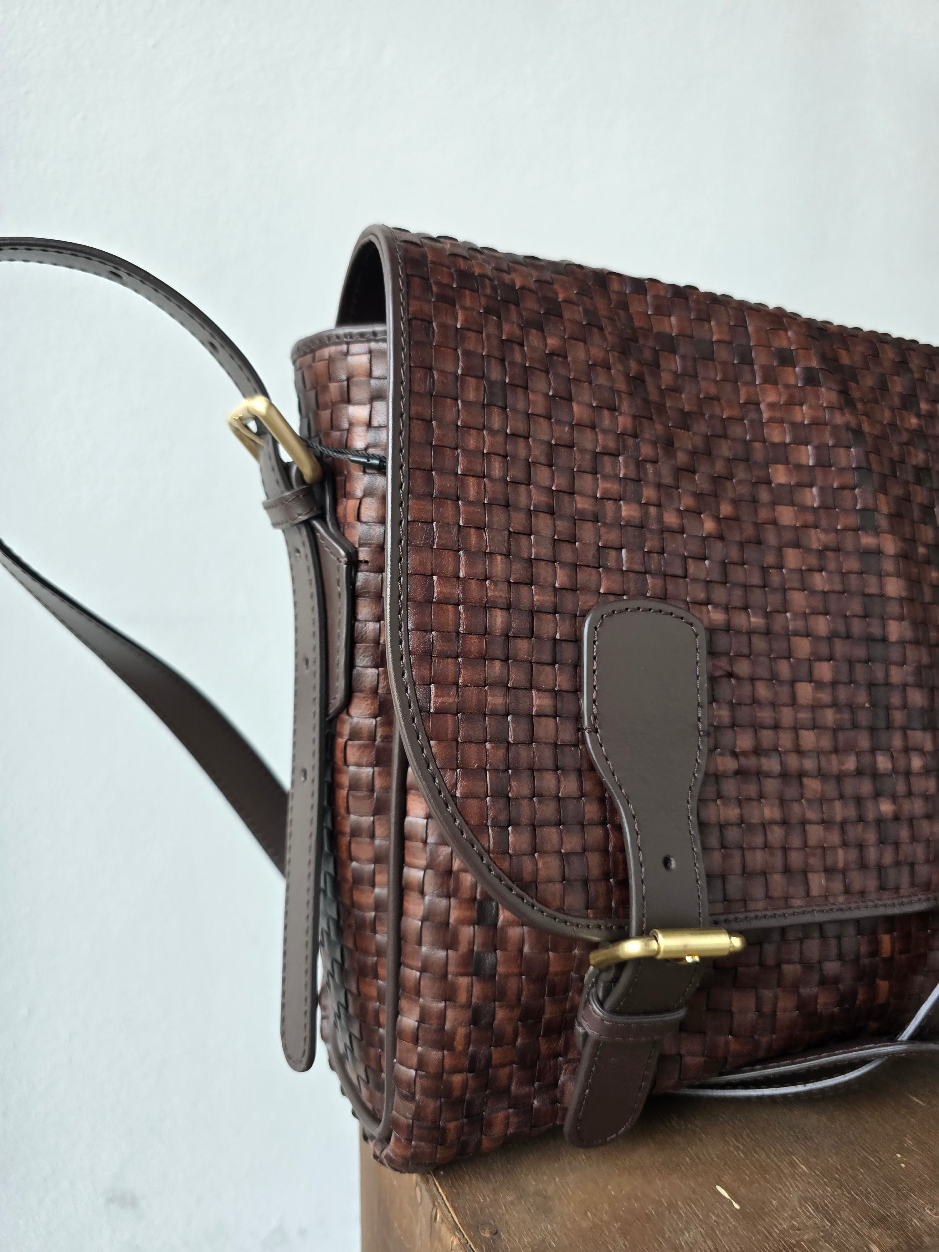 Ibeliv - Borsa in pelle "Arty" choco