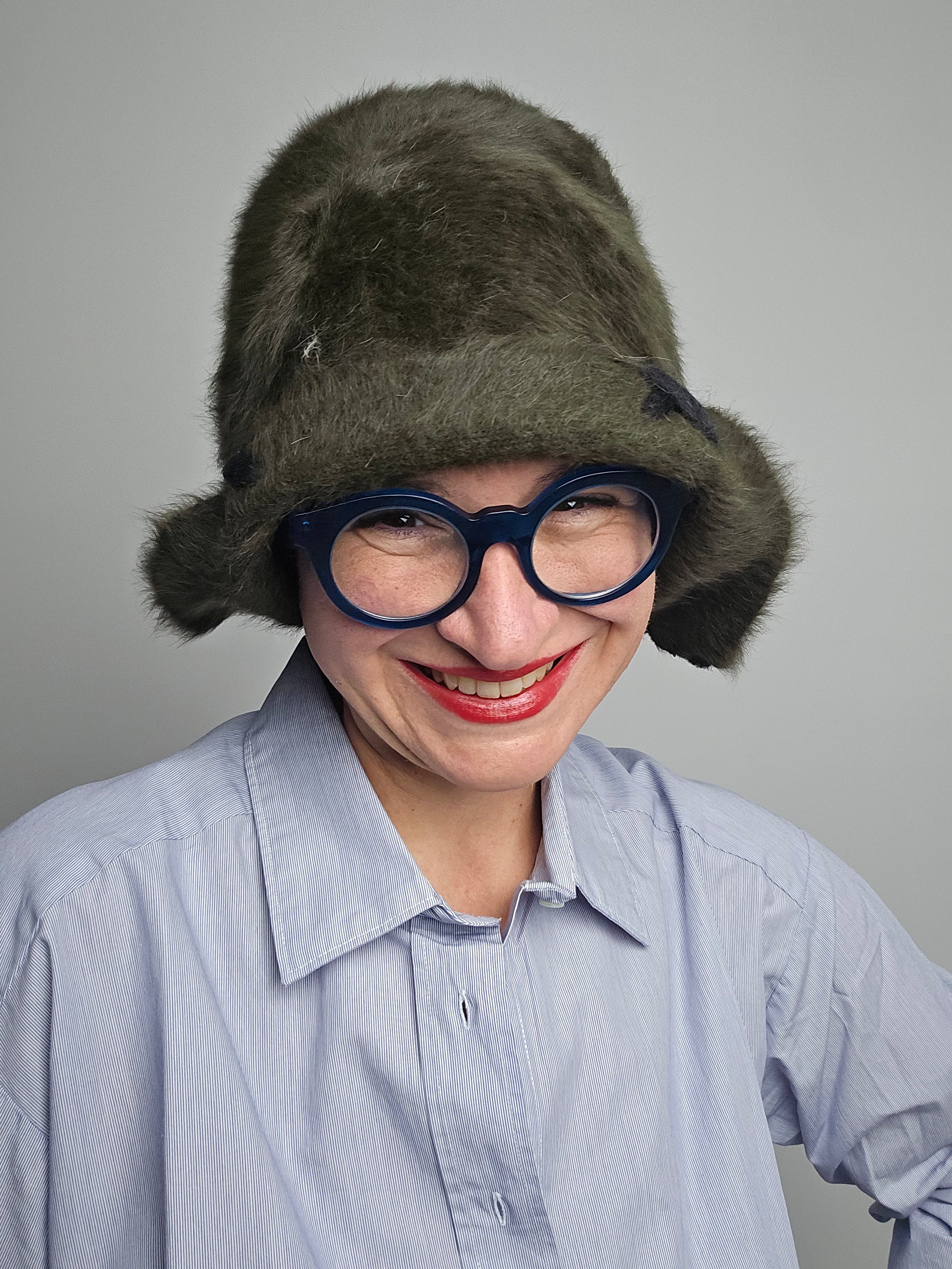 Yesey - Cappello "Hoody" verde militare